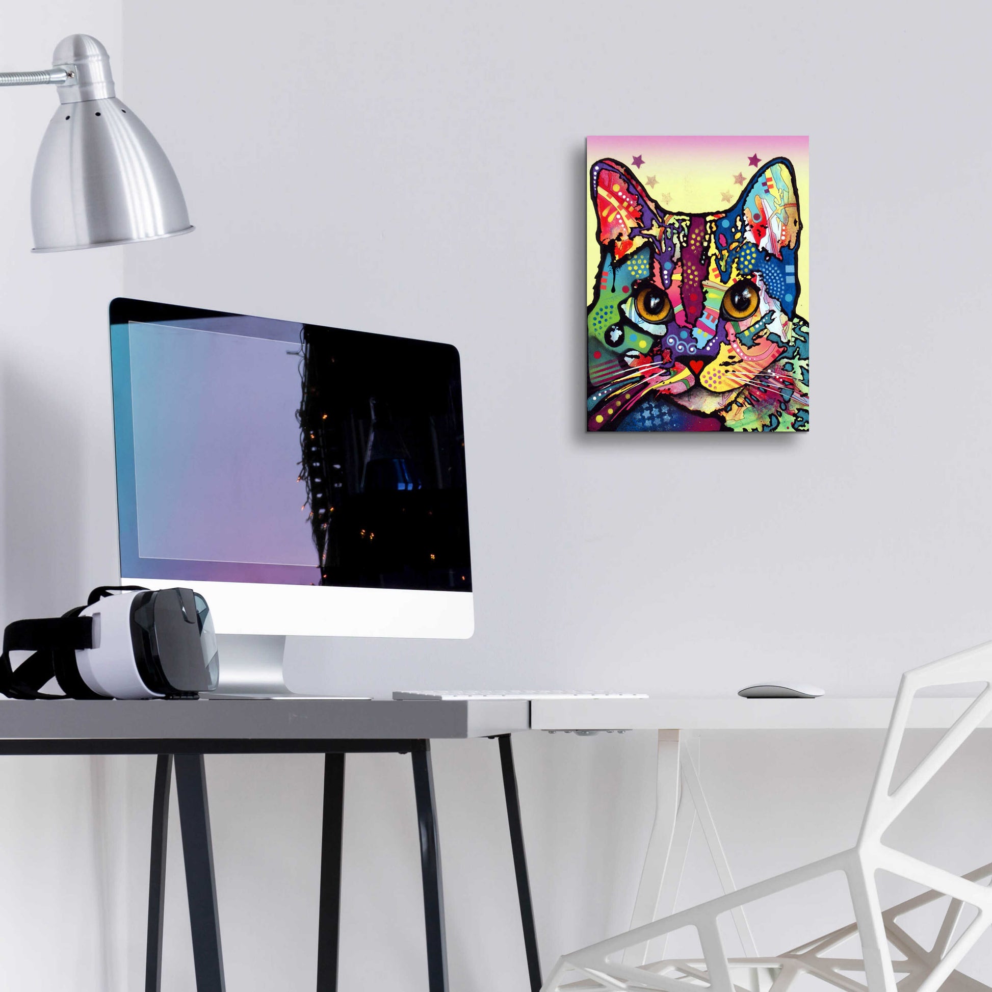 Epic Art 'Maya Cat' by Dean Russo, Acrylic Glass Wall Art,12x16
