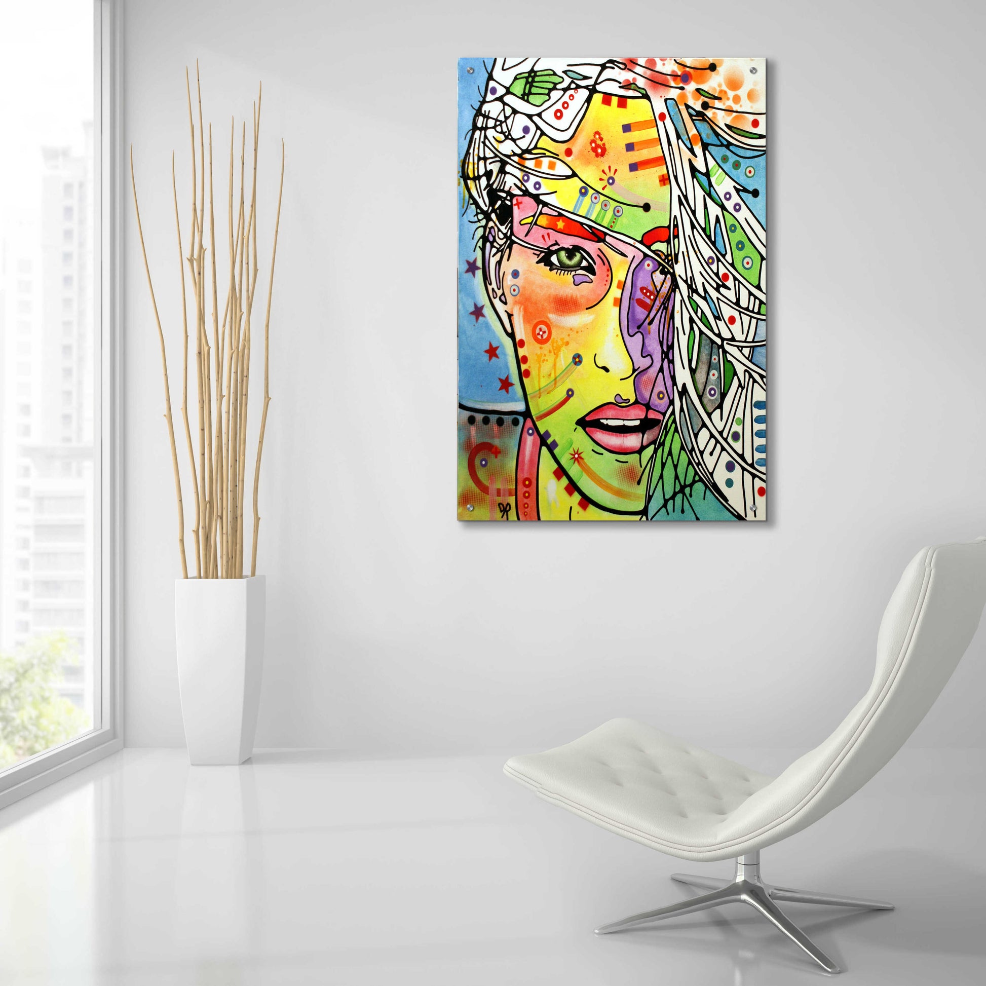 Epic Art 'Wind Swept' by Dean Russo, Acrylic Glass Wall Art,24x36