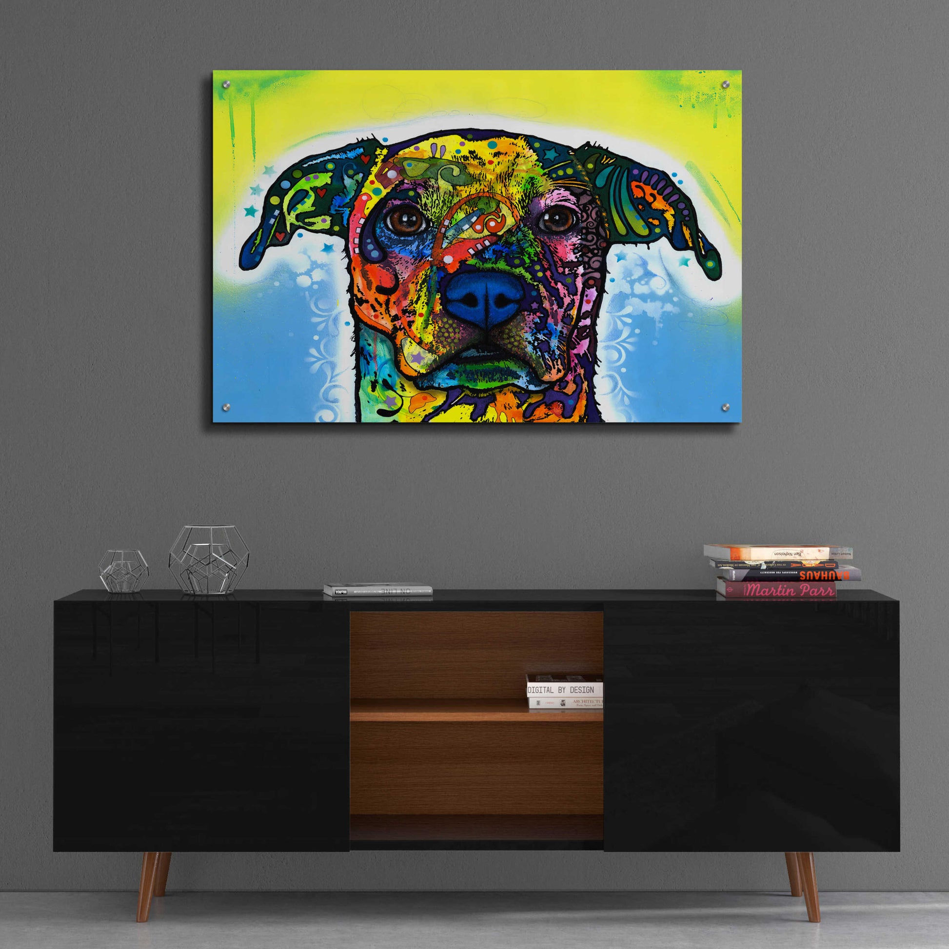 Epic Art 'Fiesta' by Dean Russo, Acrylic Glass Wall Art,36x24