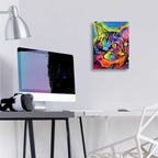 Epic Art 'Alpha' by Dean Russo, Acrylic Glass Wall Art,12x16