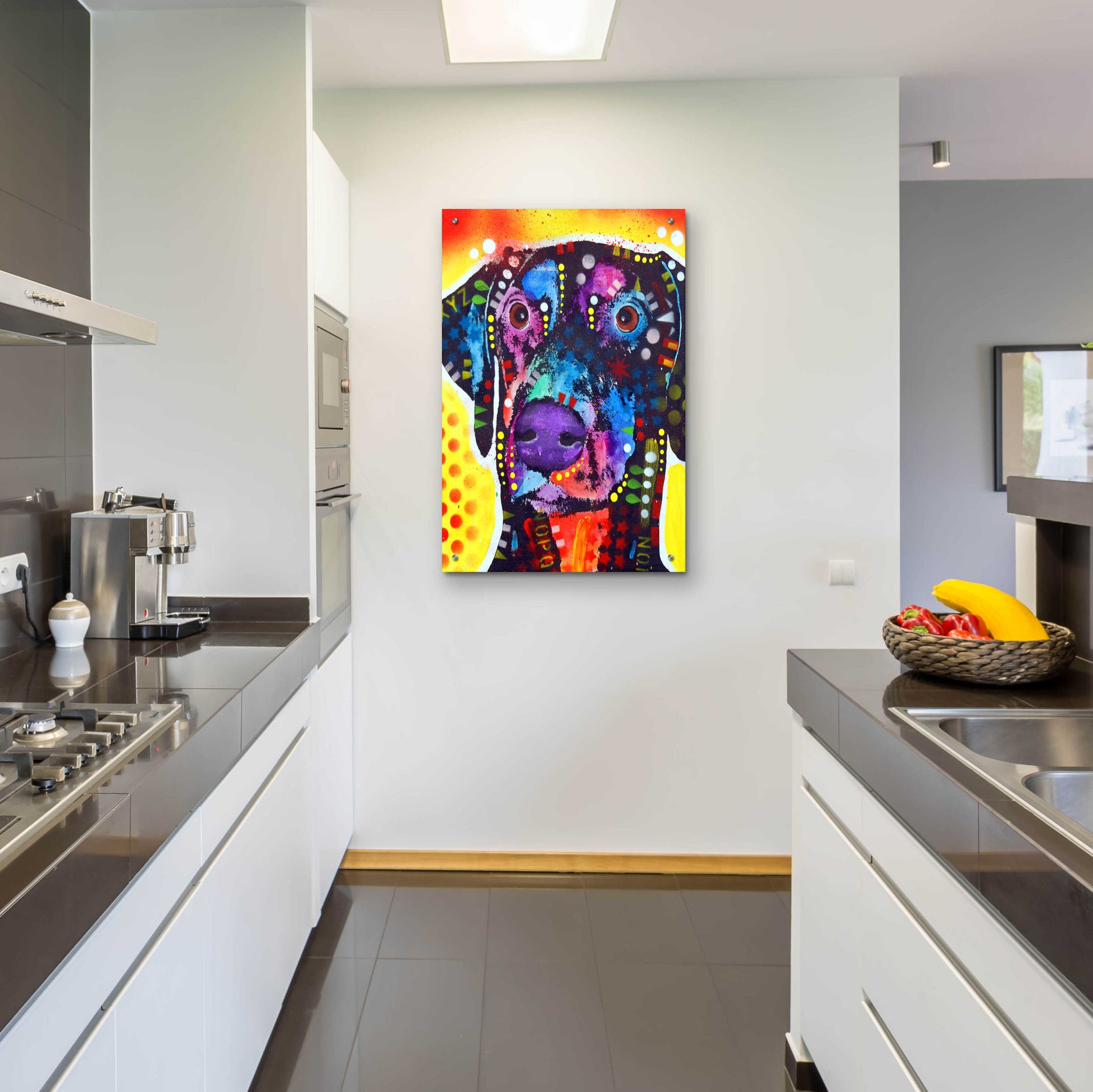 Epic Art 'Dobie' by Dean Russo, Acrylic Glass Wall Art,24x36