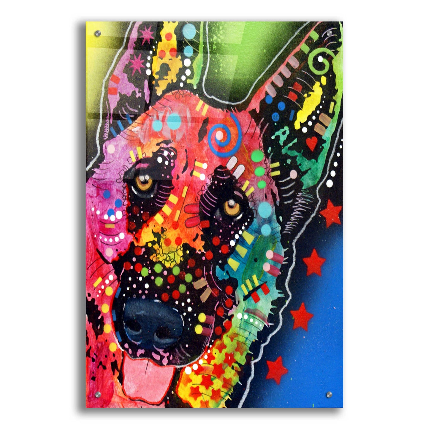 Epic Art 'Jackson' by Dean Russo, Acrylic Glass Wall Art,24x36