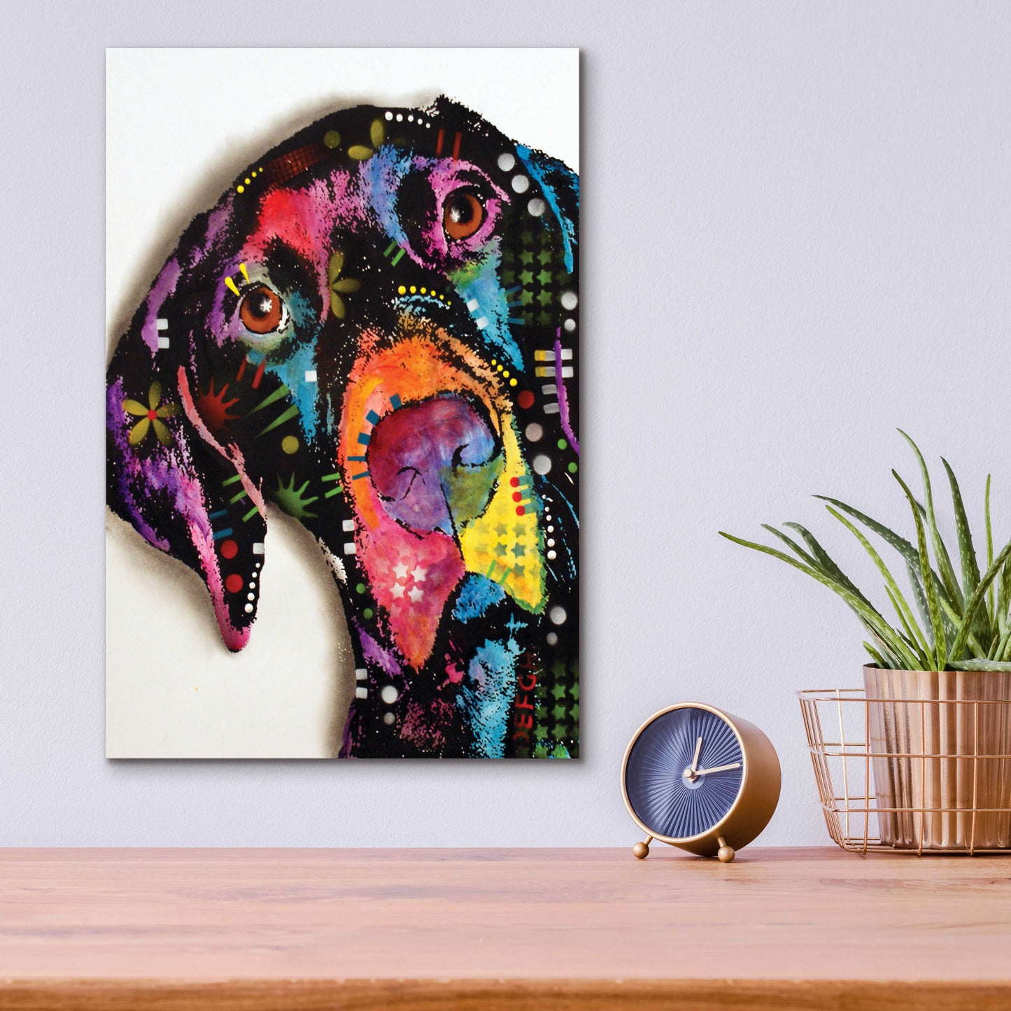 Epic Art 'Pointer' by Dean Russo, Acrylic Glass Wall Art,12x16