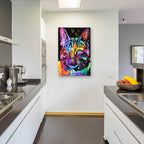 Epic Art 'Thoughtful Cat' by Dean Russo, Acrylic Glass Wall Art,24x36