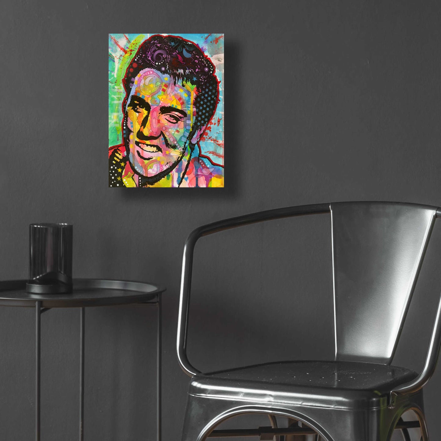 Epic Art 'Elvis' by Dean Russo, Acrylic Glass Wall Art,12x16