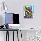 Epic Art 'Angora' by Dean Russo, Acrylic Glass Wall Art,12x16