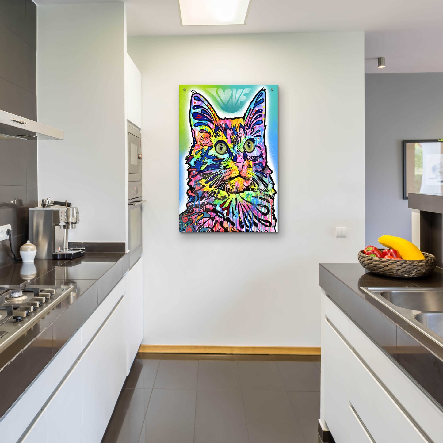 Epic Art 'Angora' by Dean Russo, Acrylic Glass Wall Art,24x36