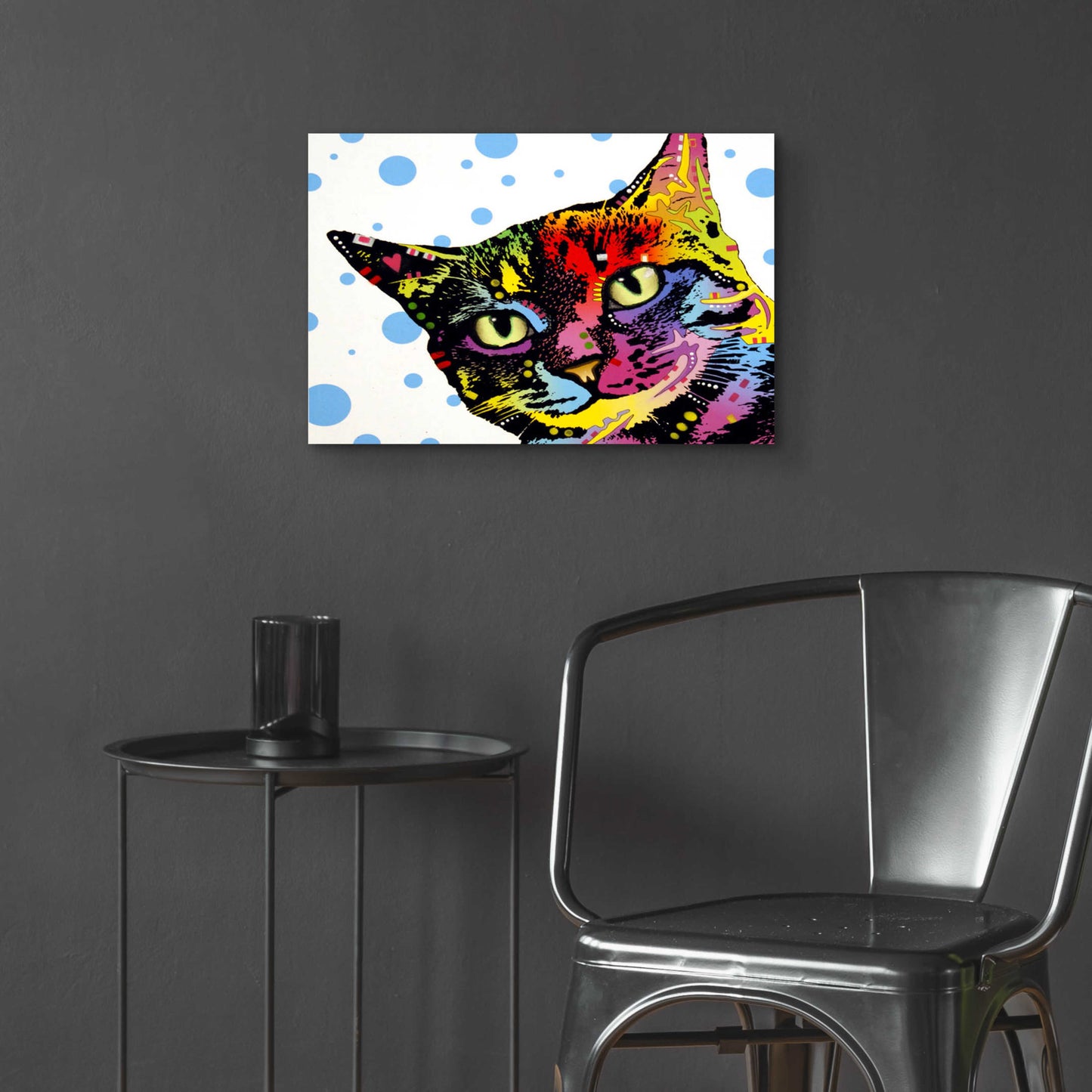 Epic Art 'The Pop Cat' by Dean Russo, Acrylic Glass Wall Art,24x16