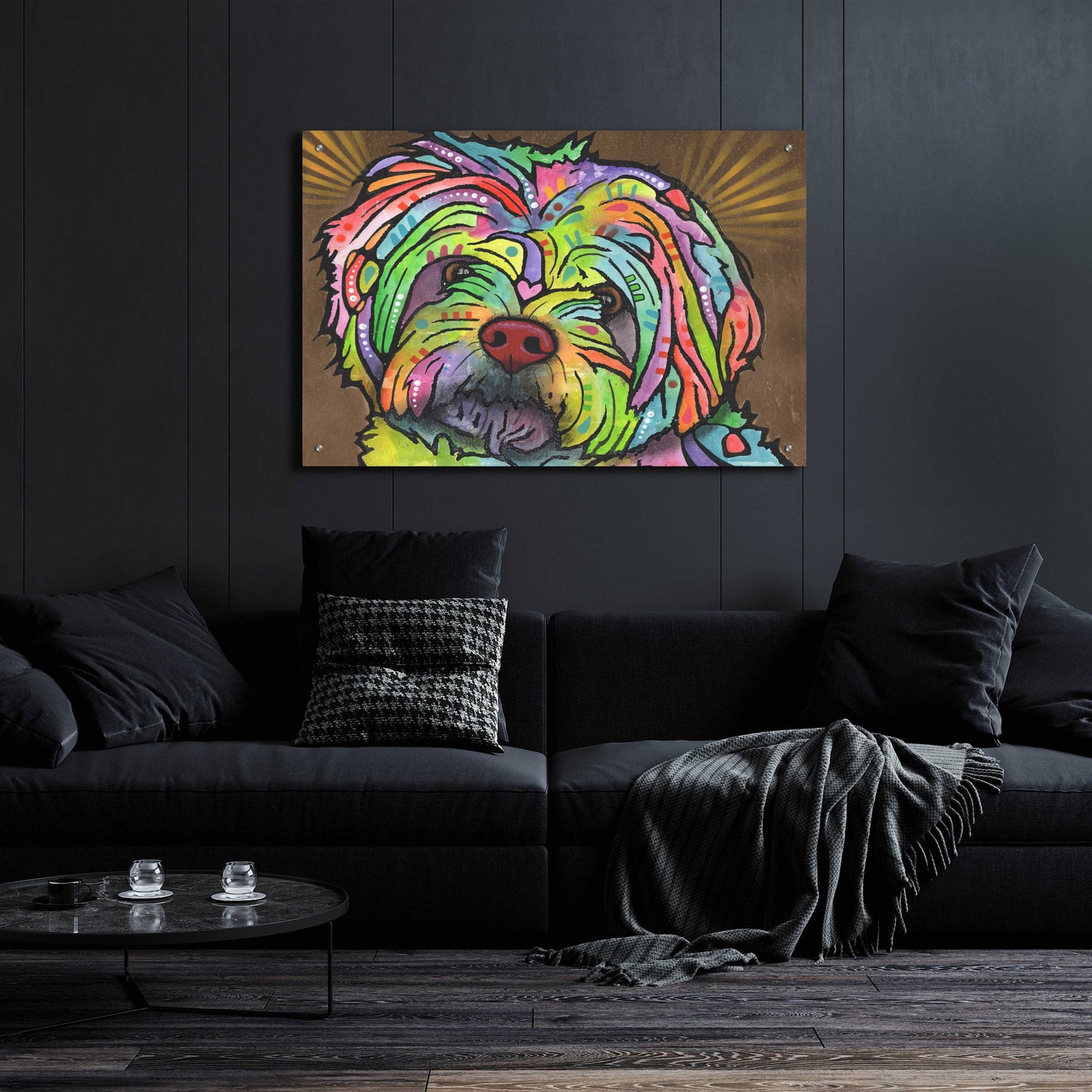 Epic Art 'Amy' by Dean Russo, Acrylic Glass Wall Art,36x24