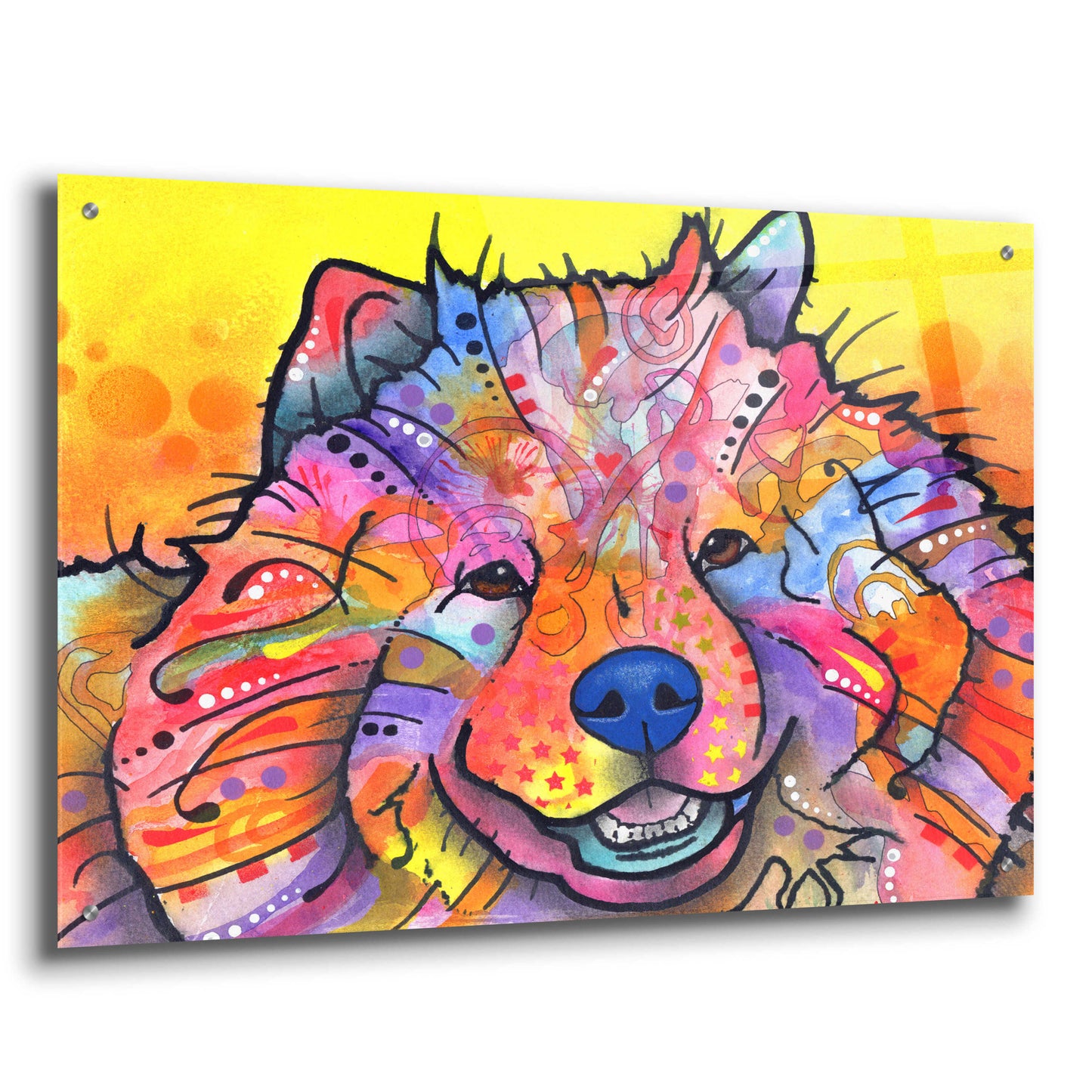 Epic Art 'Benzi' by Dean Russo, Acrylic Glass Wall Art,36x24