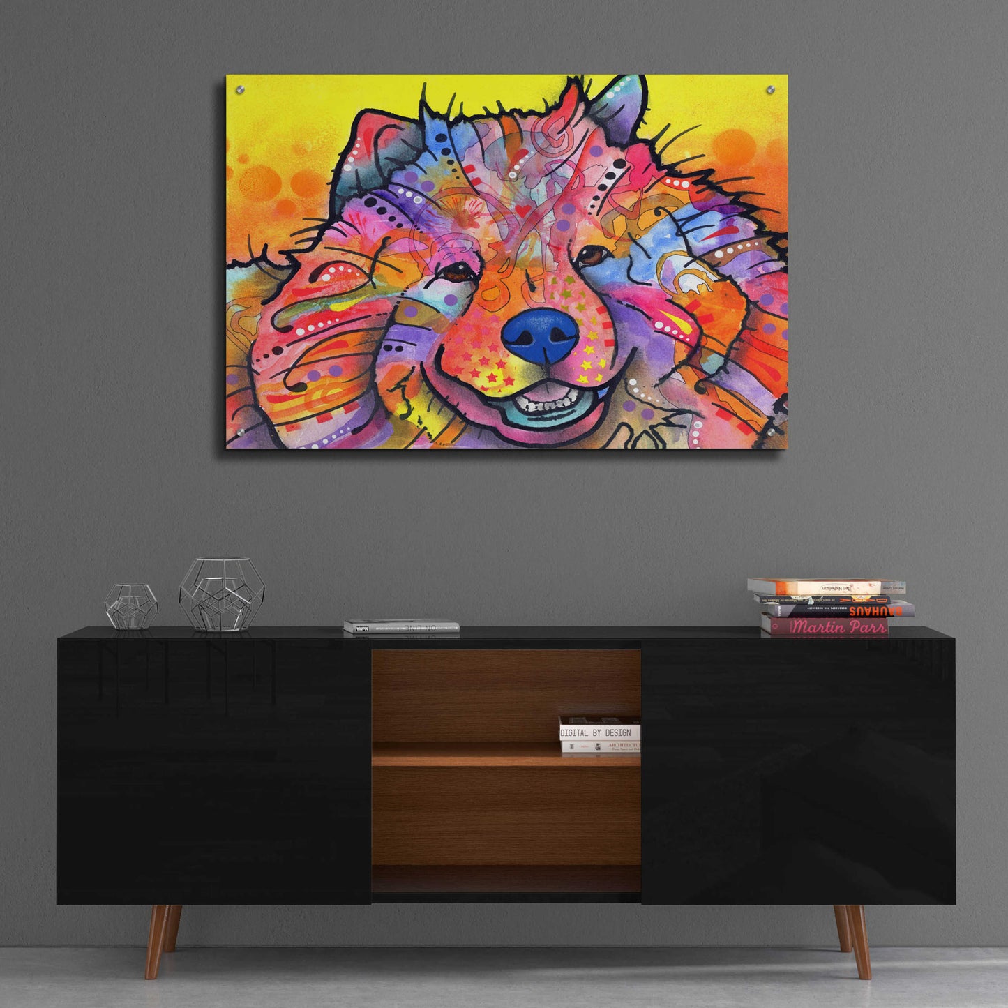 Epic Art 'Benzi' by Dean Russo, Acrylic Glass Wall Art,36x24