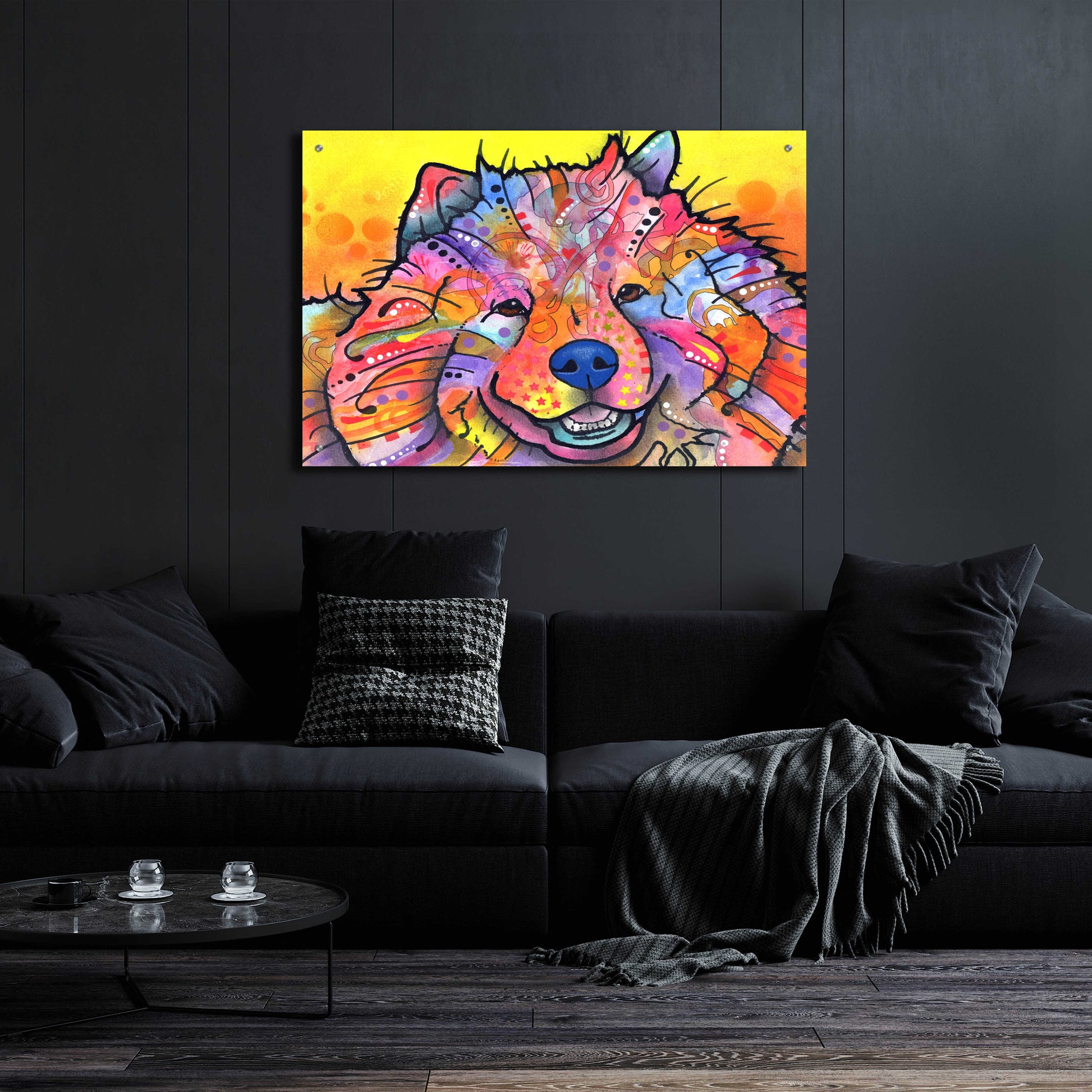 Epic Art 'Benzi' by Dean Russo, Acrylic Glass Wall Art,36x24