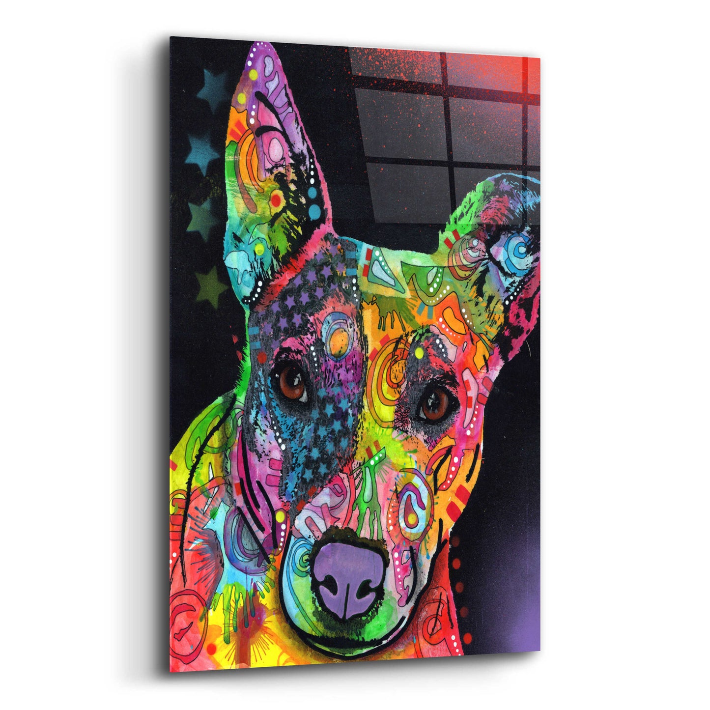 Epic Art 'Roxy' by Dean Russo, Acrylic Glass Wall Art,12x16