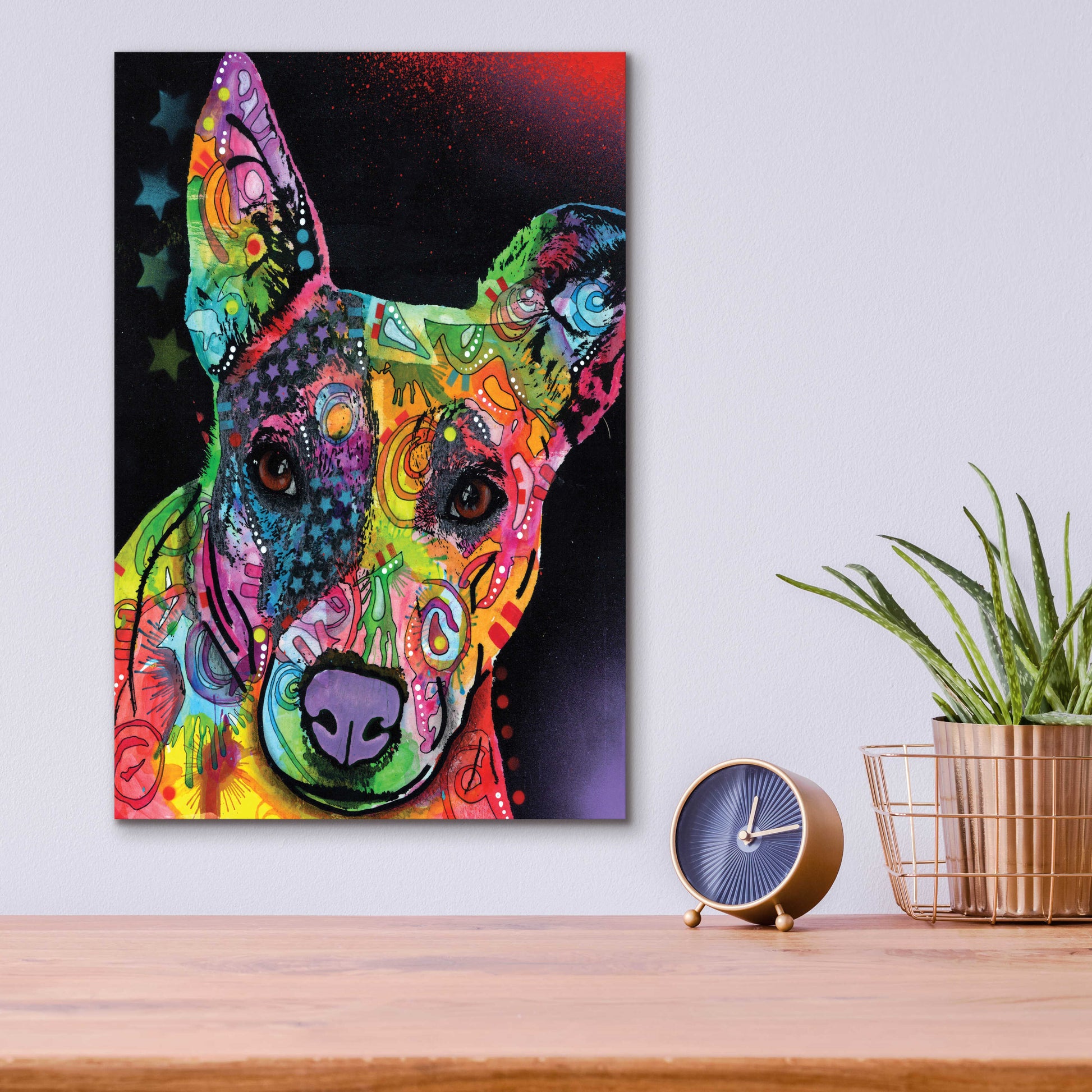 Epic Art 'Roxy' by Dean Russo, Acrylic Glass Wall Art,12x16