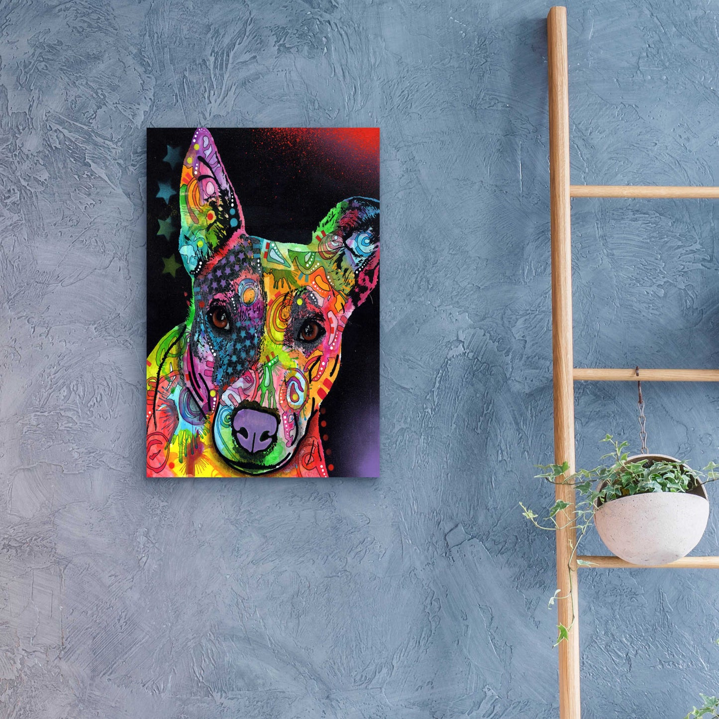 Epic Art 'Roxy' by Dean Russo, Acrylic Glass Wall Art,16x24