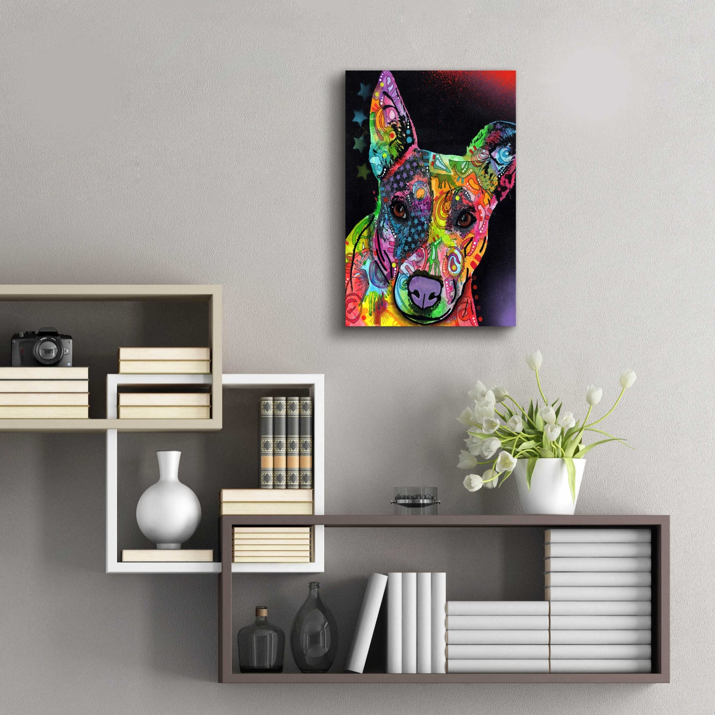 Epic Art 'Roxy' by Dean Russo, Acrylic Glass Wall Art,16x24