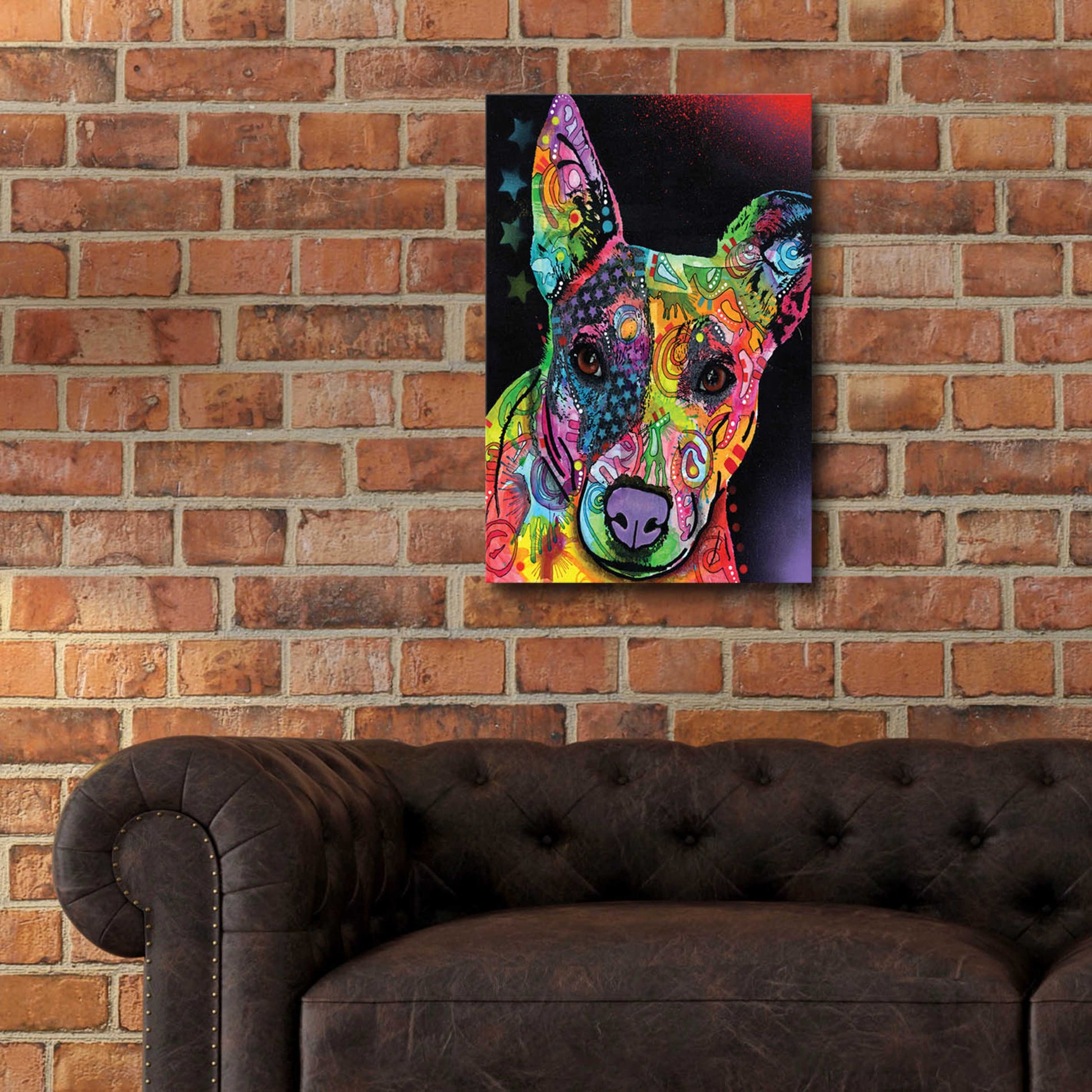 Epic Art 'Roxy' by Dean Russo, Acrylic Glass Wall Art,16x24