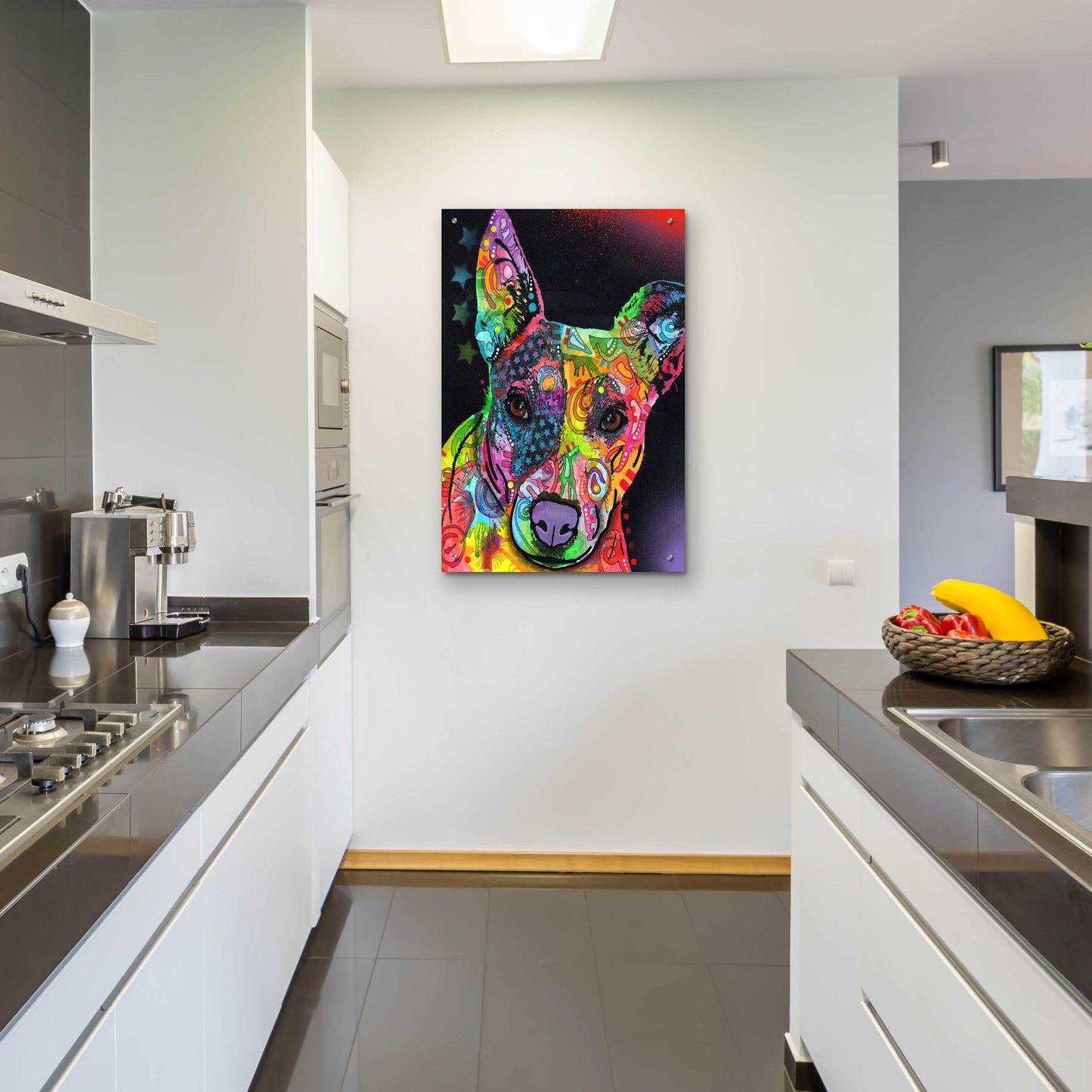 Epic Art 'Roxy' by Dean Russo, Acrylic Glass Wall Art,24x36