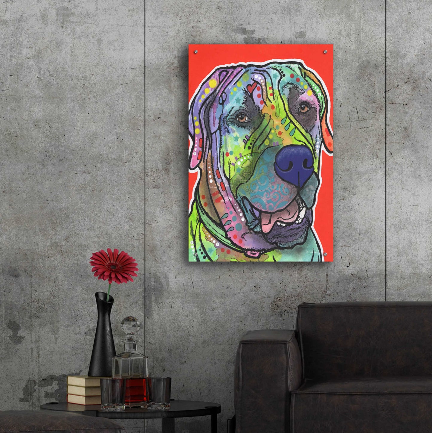 Epic Art 'Zeus' by Dean Russo, Acrylic Glass Wall Art,24x36