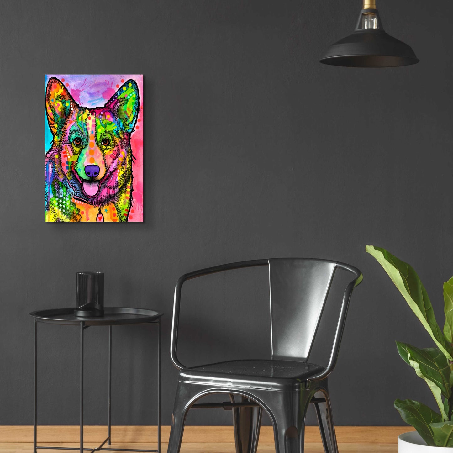 Epic Art 'Corgi Ii' by Dean Russo, Acrylic Glass Wall Art,16x24