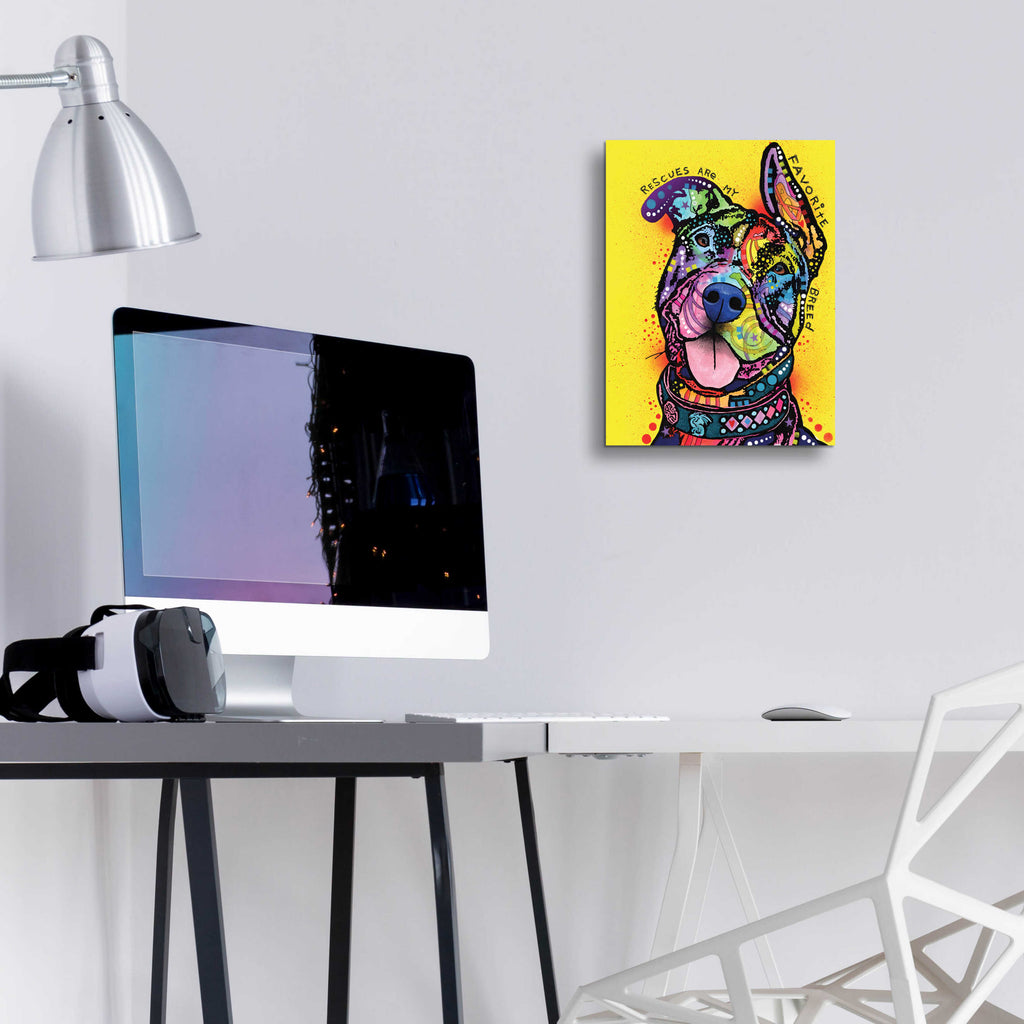 Epic Art 'My Favorite Breed' by Dean Russo, Acrylic Glass Wall Art,12x16