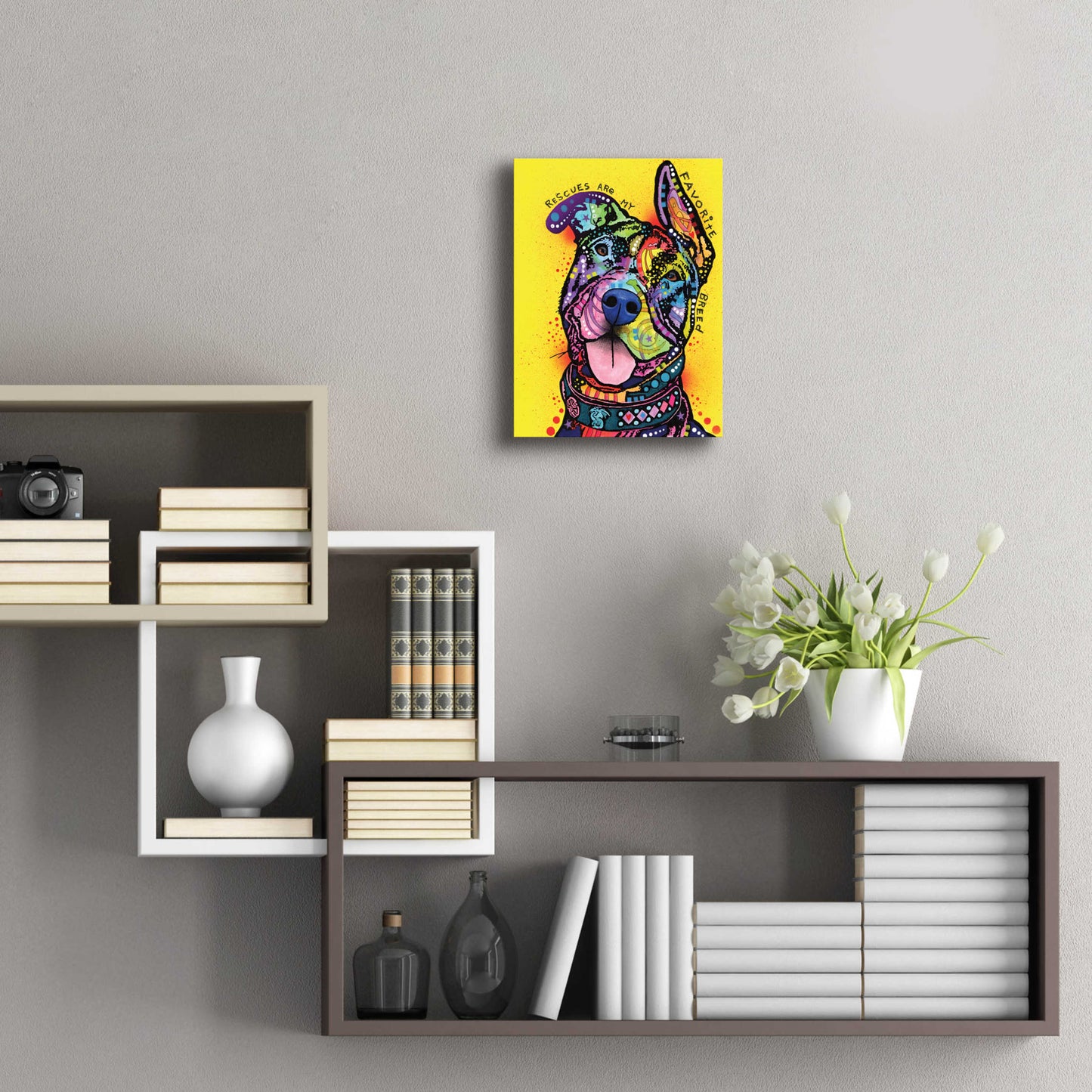 Epic Art 'My Favorite Breed' by Dean Russo, Acrylic Glass Wall Art,12x16