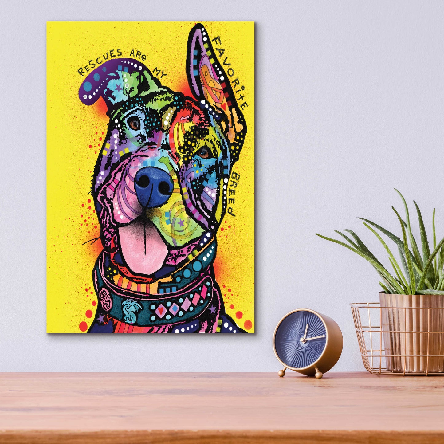 Epic Art 'My Favorite Breed' by Dean Russo, Acrylic Glass Wall Art,12x16