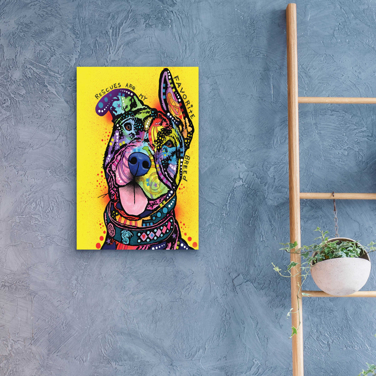 Epic Art 'My Favorite Breed' by Dean Russo, Acrylic Glass Wall Art,16x24