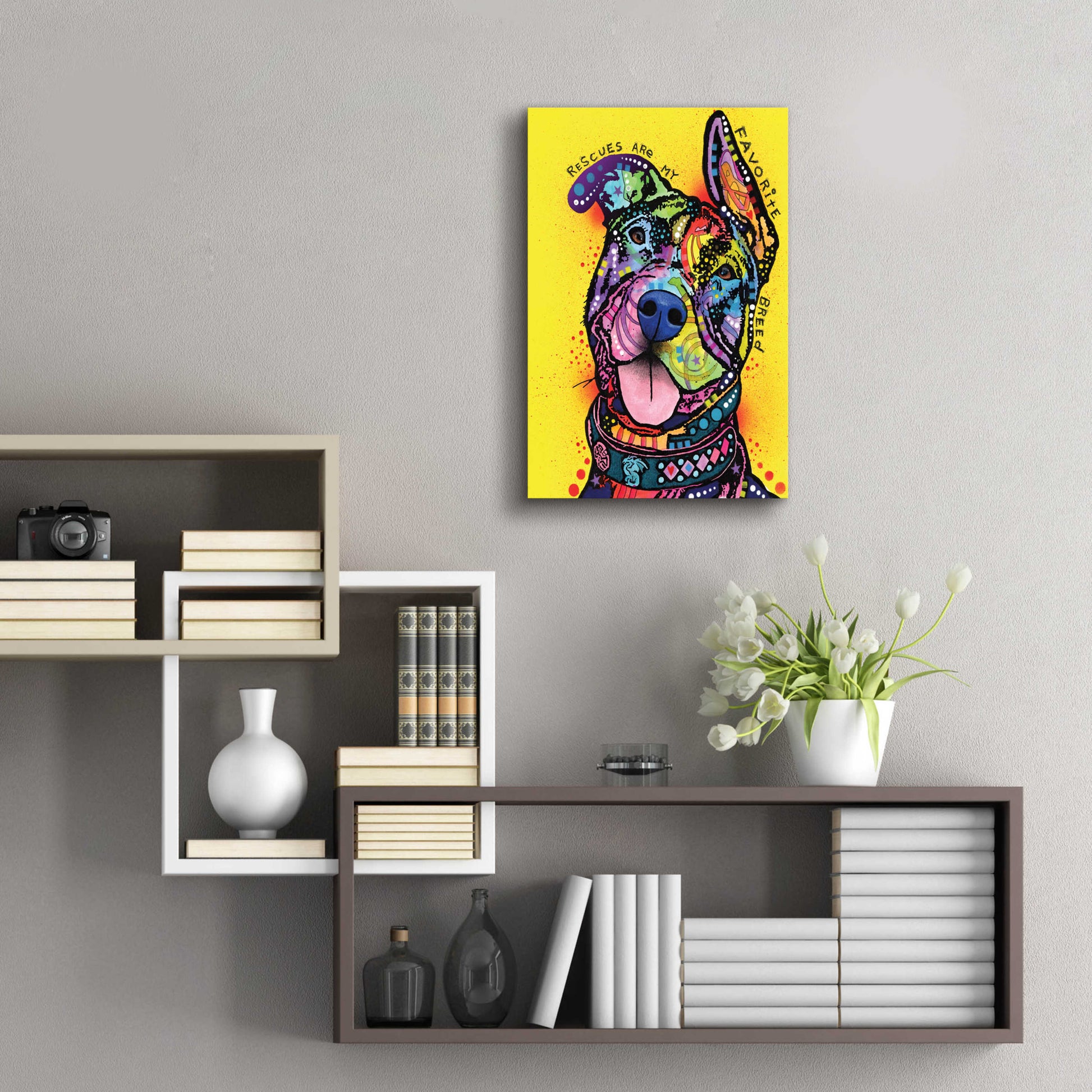 Epic Art 'My Favorite Breed' by Dean Russo, Acrylic Glass Wall Art,16x24