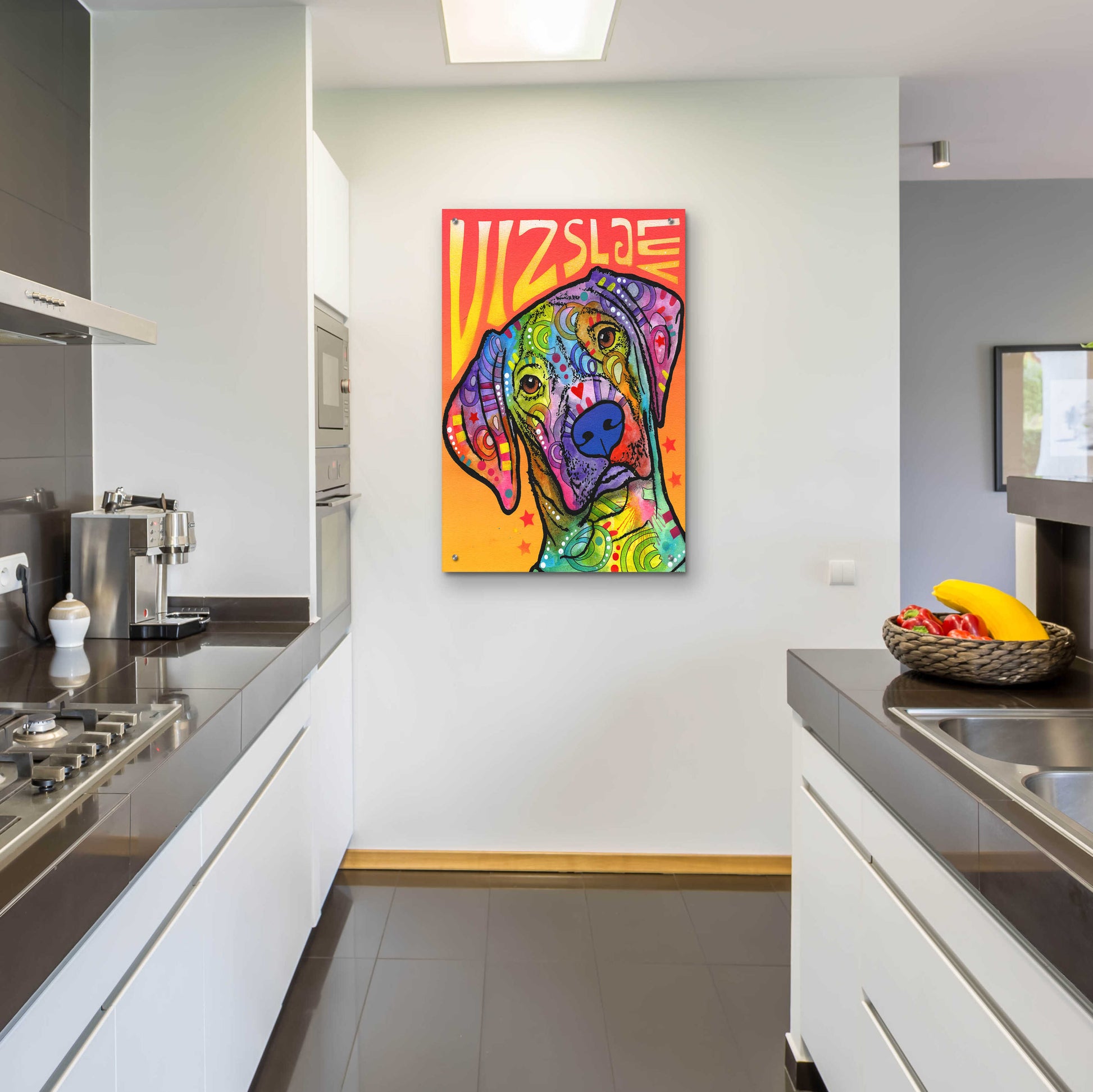 Epic Art 'Vizsla Luv' by Dean Russo, Acrylic Glass Wall Art,24x36