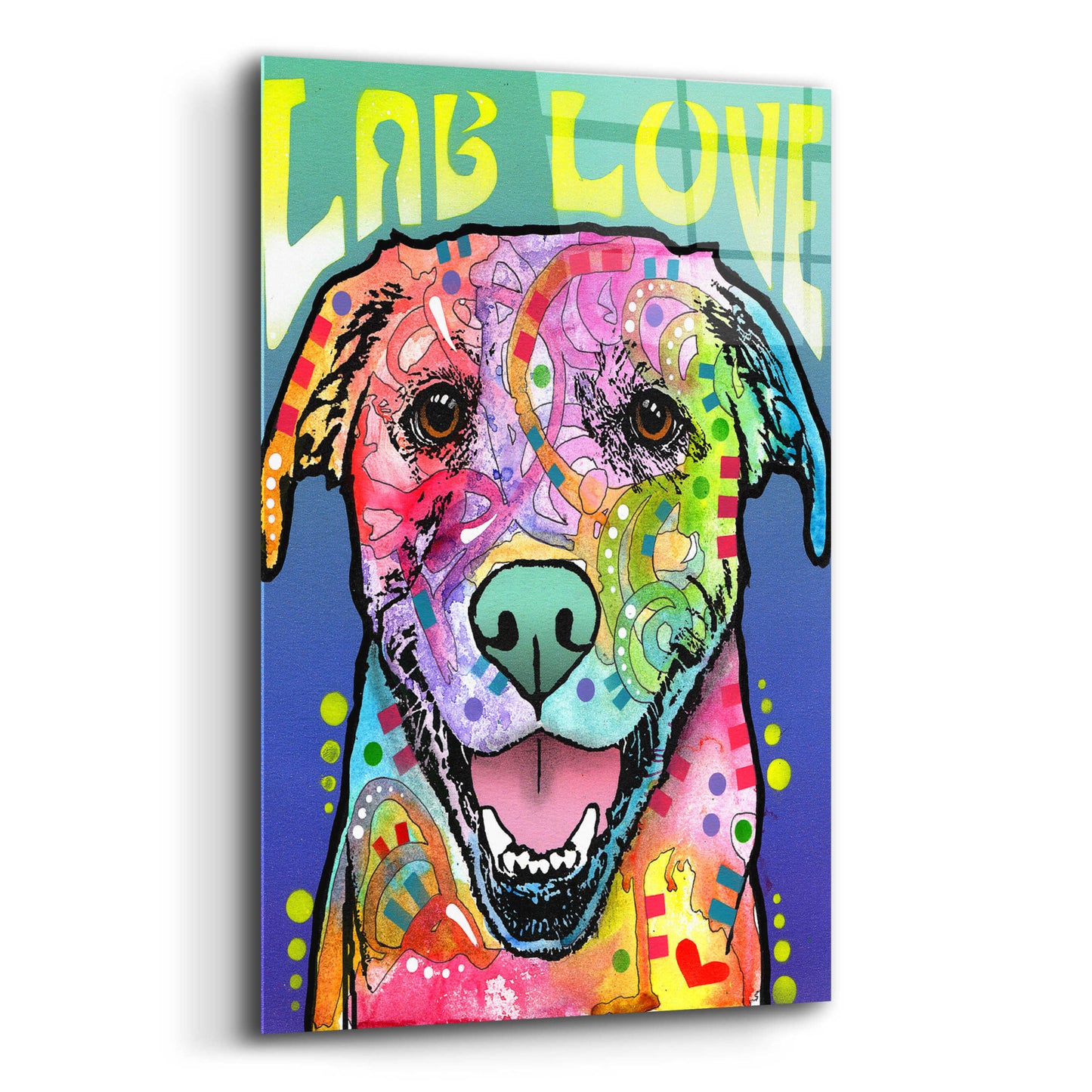 Epic Art 'Lab Love' by Dean Russo, Acrylic Glass Wall Art,12x16