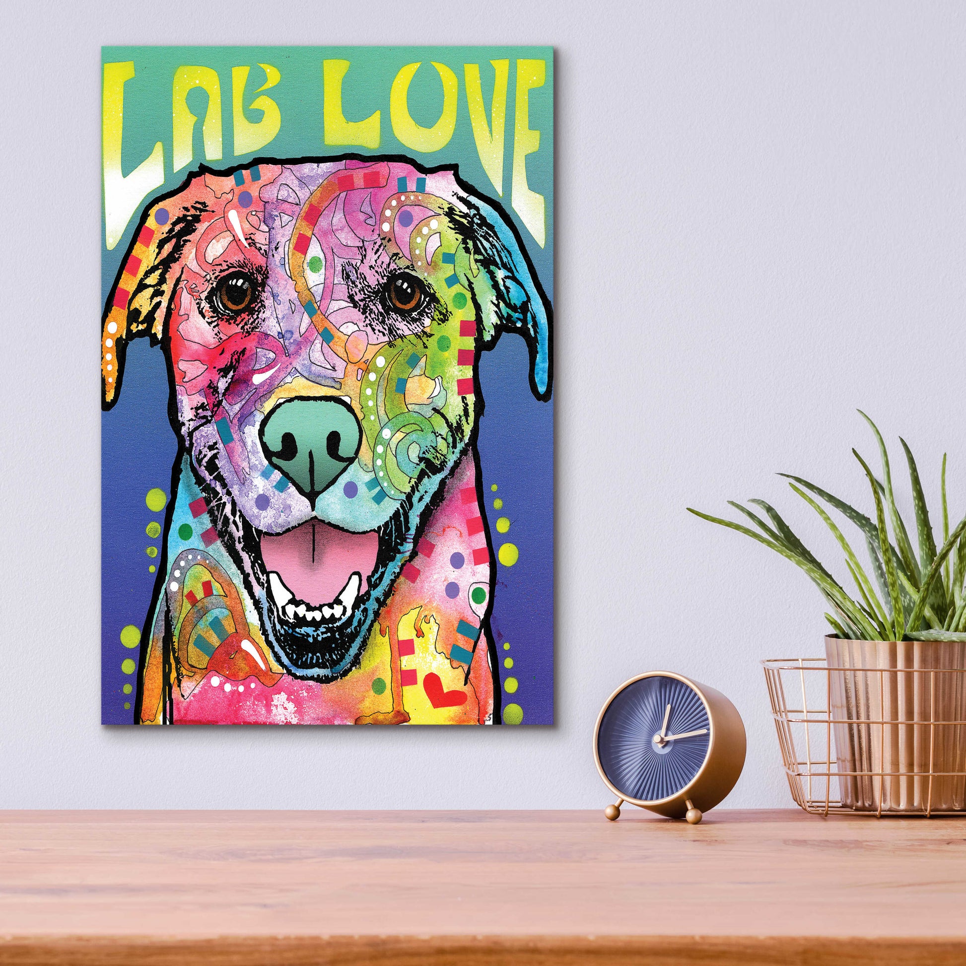 Epic Art 'Lab Love' by Dean Russo, Acrylic Glass Wall Art,12x16