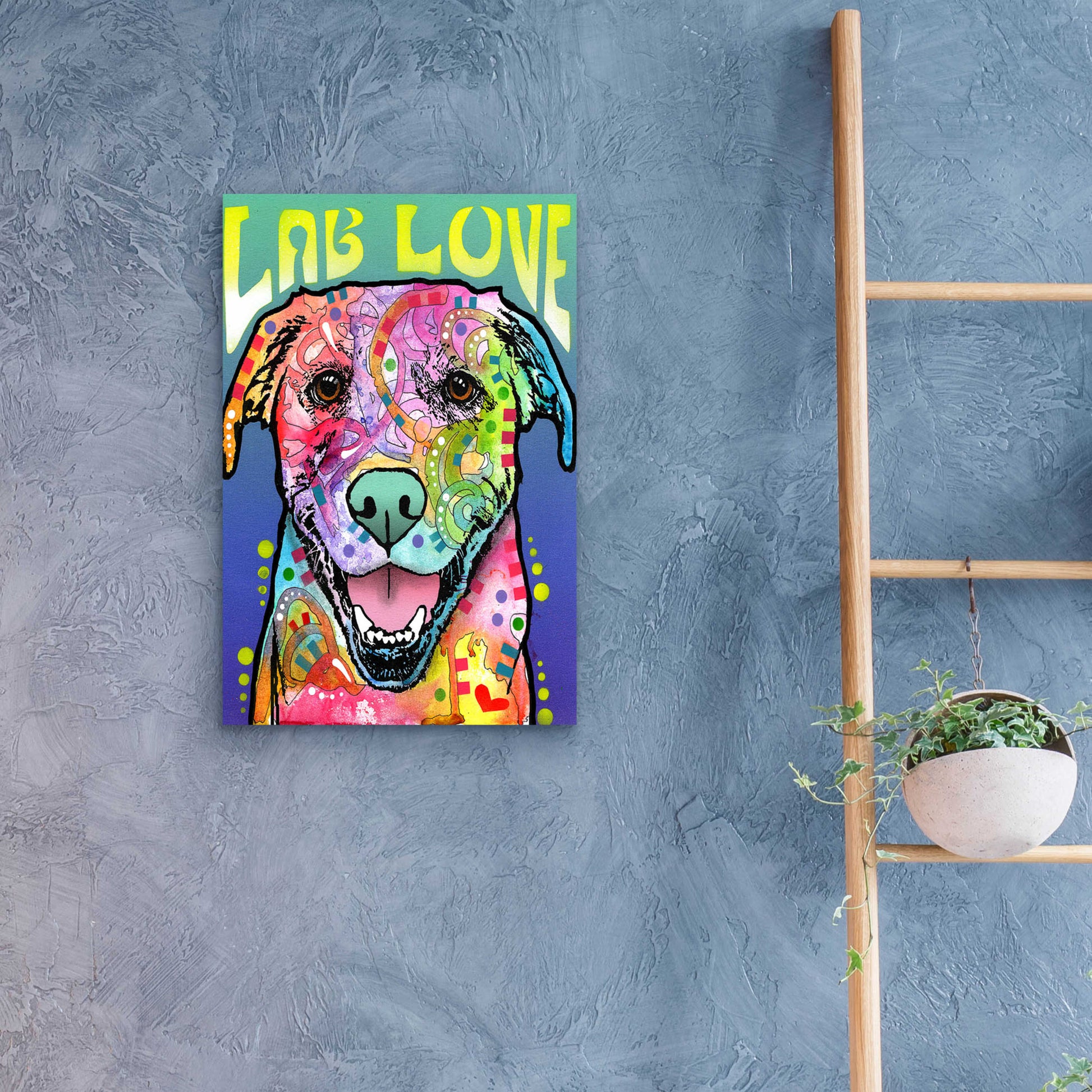 Epic Art 'Lab Love' by Dean Russo, Acrylic Glass Wall Art,16x24