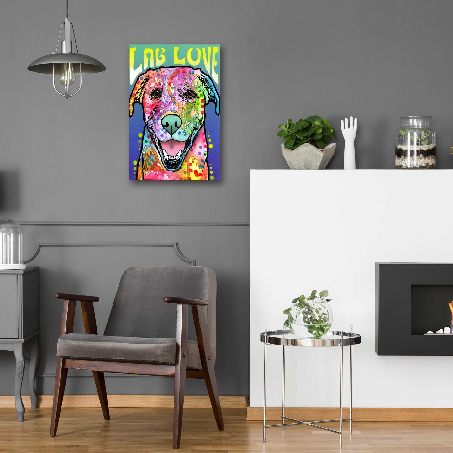 Epic Art 'Lab Love' by Dean Russo, Acrylic Glass Wall Art,16x24