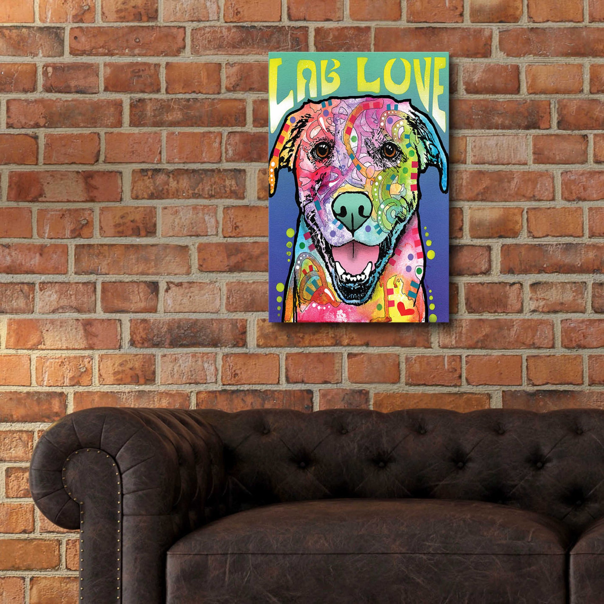 Epic Art 'Lab Love' by Dean Russo, Acrylic Glass Wall Art,16x24