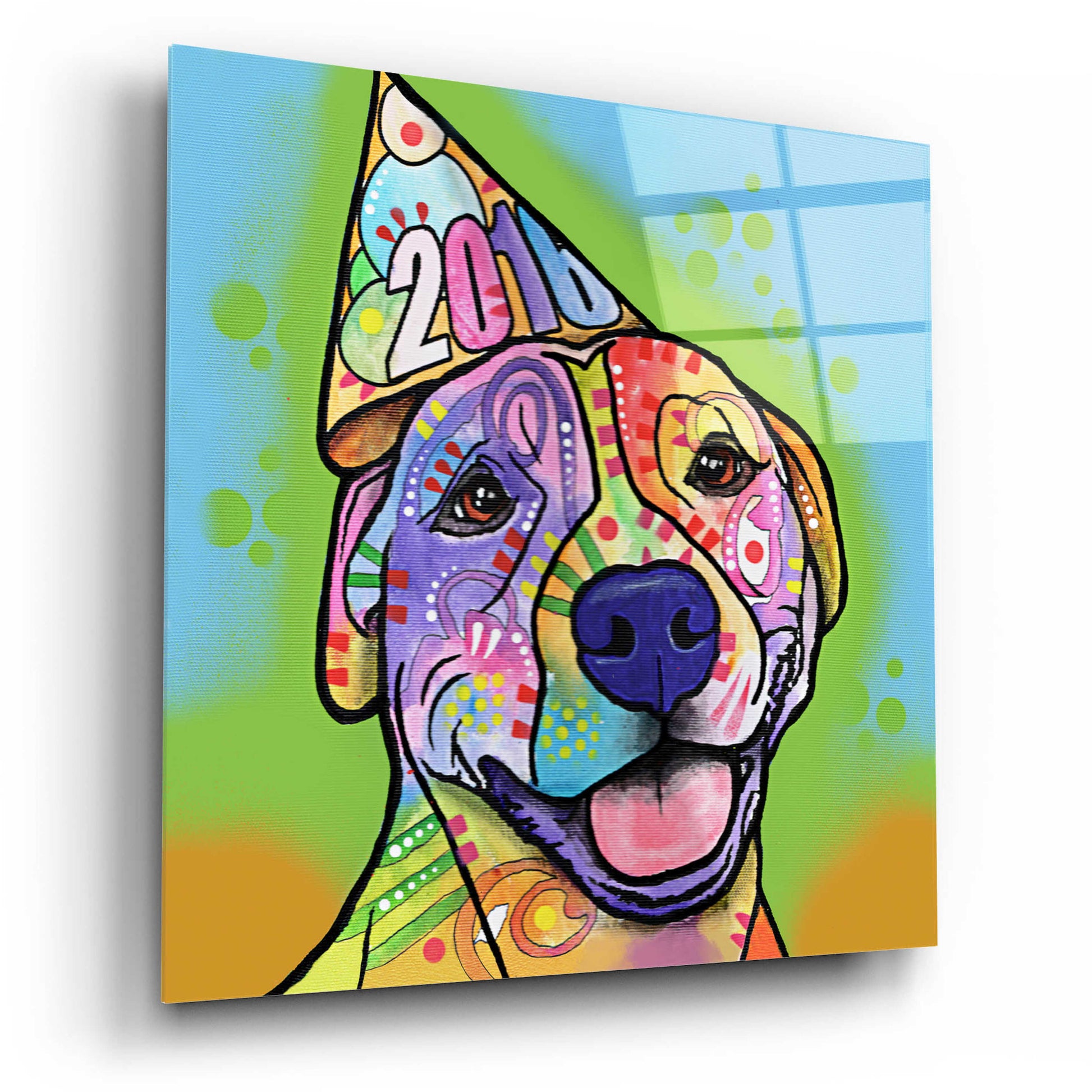 Epic Art 'Calendar Roxy' by Dean Russo, Acrylic Glass Wall Art,12x12