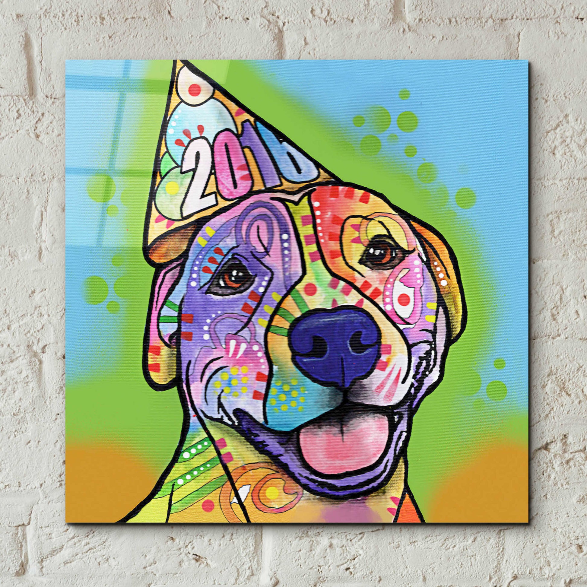 Epic Art 'Calendar Roxy' by Dean Russo, Acrylic Glass Wall Art,12x12