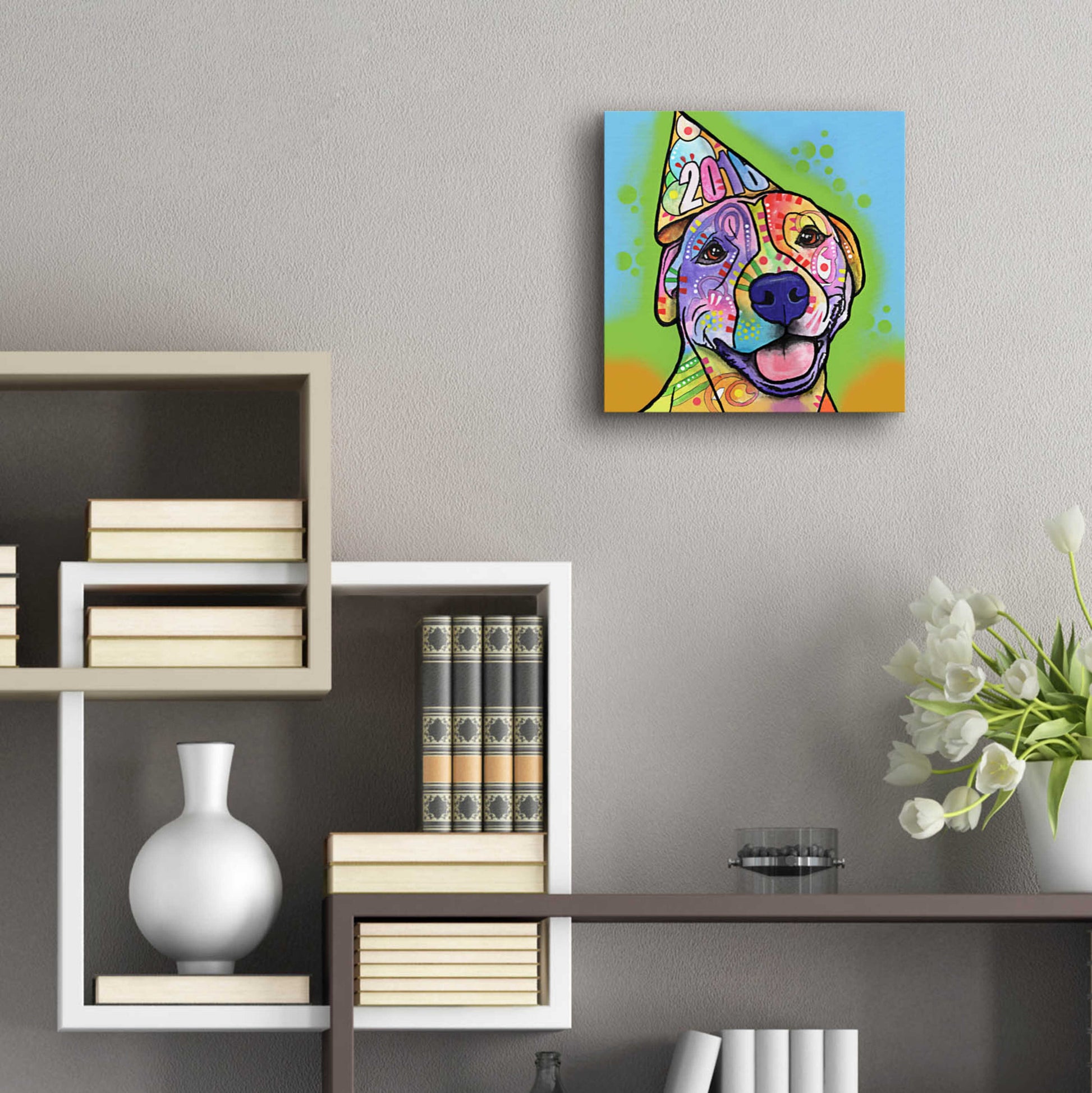 Epic Art 'Calendar Roxy' by Dean Russo, Acrylic Glass Wall Art,12x12