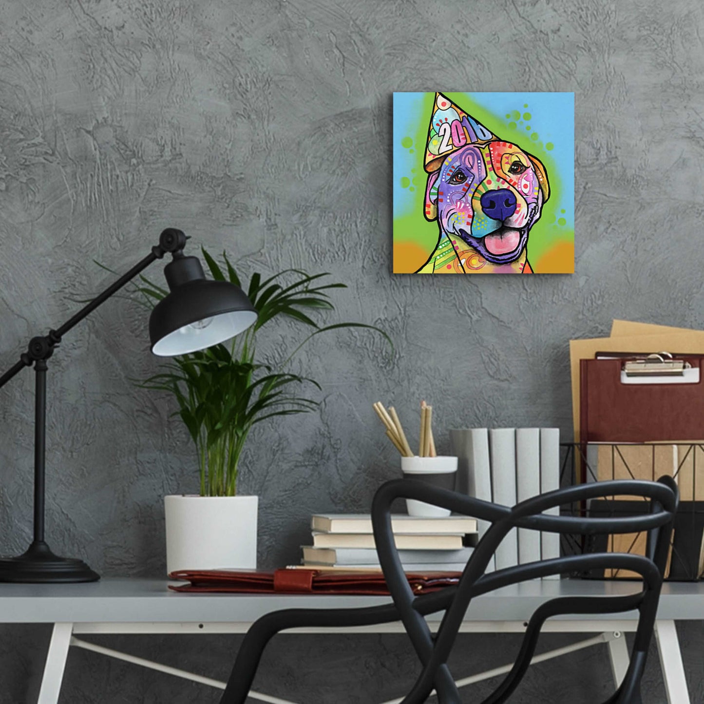 Epic Art 'Calendar Roxy' by Dean Russo, Acrylic Glass Wall Art,12x12