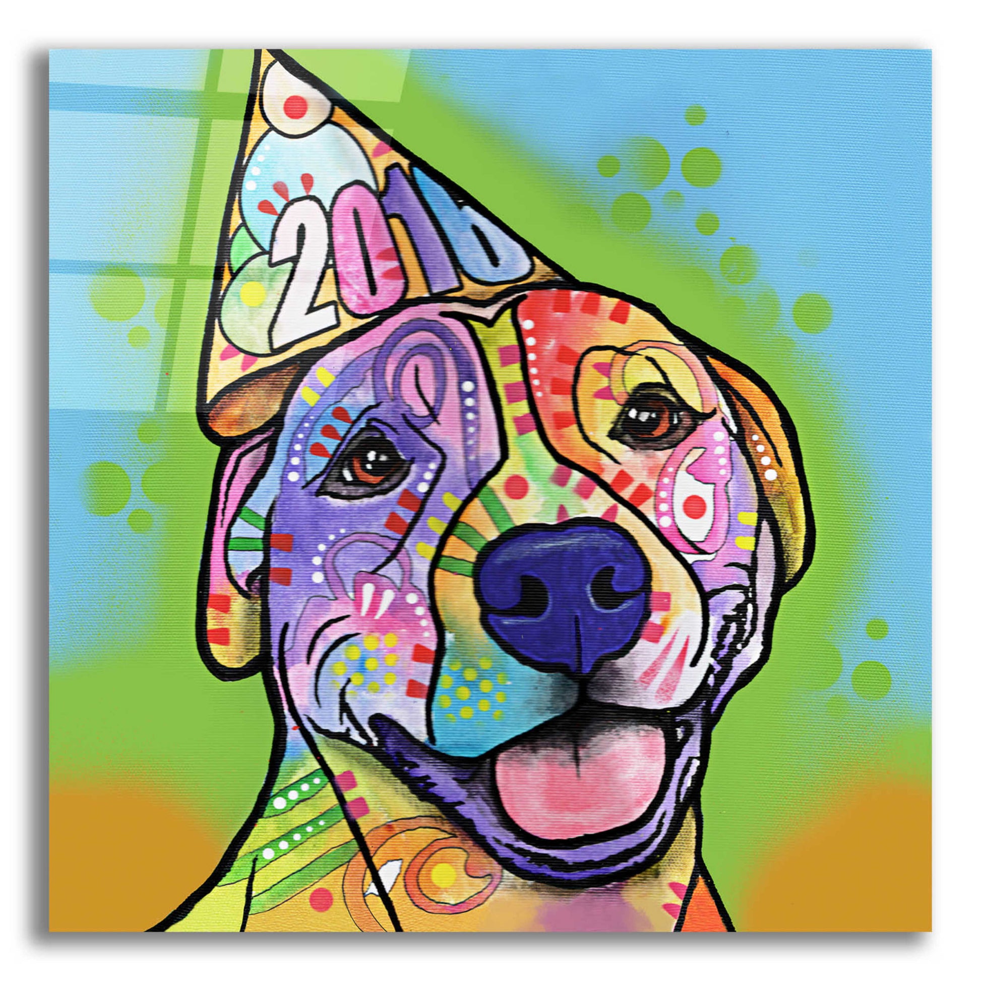 Epic Art 'Calendar Roxy' by Dean Russo, Acrylic Glass Wall Art,12x12