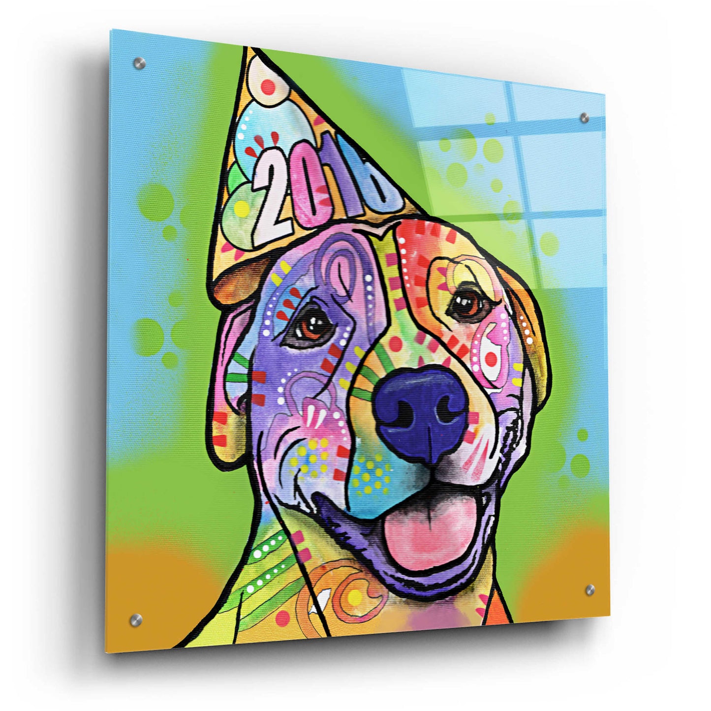 Epic Art 'Calendar Roxy' by Dean Russo, Acrylic Glass Wall Art,24x24