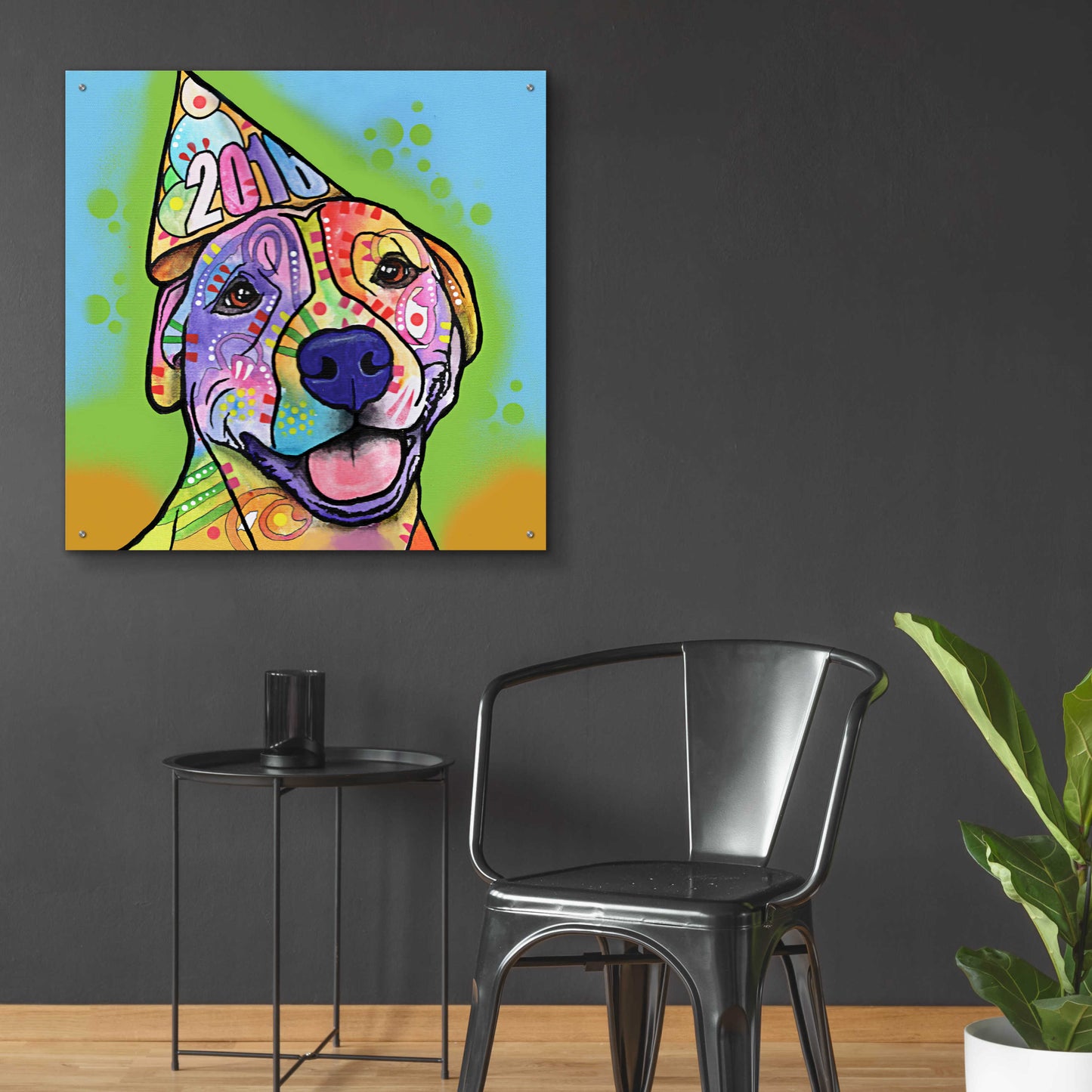 Epic Art 'Calendar Roxy' by Dean Russo, Acrylic Glass Wall Art,36x36