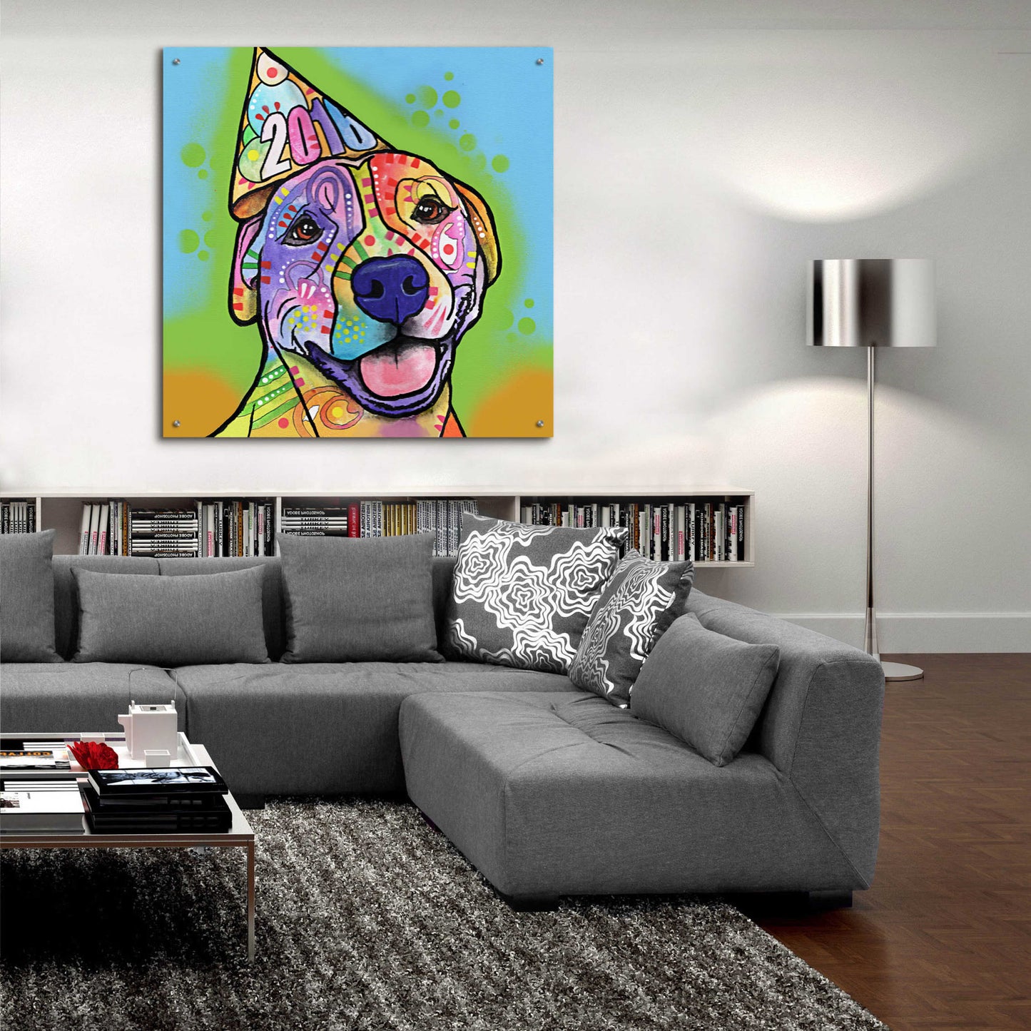 Epic Art 'Calendar Roxy' by Dean Russo, Acrylic Glass Wall Art,36x36