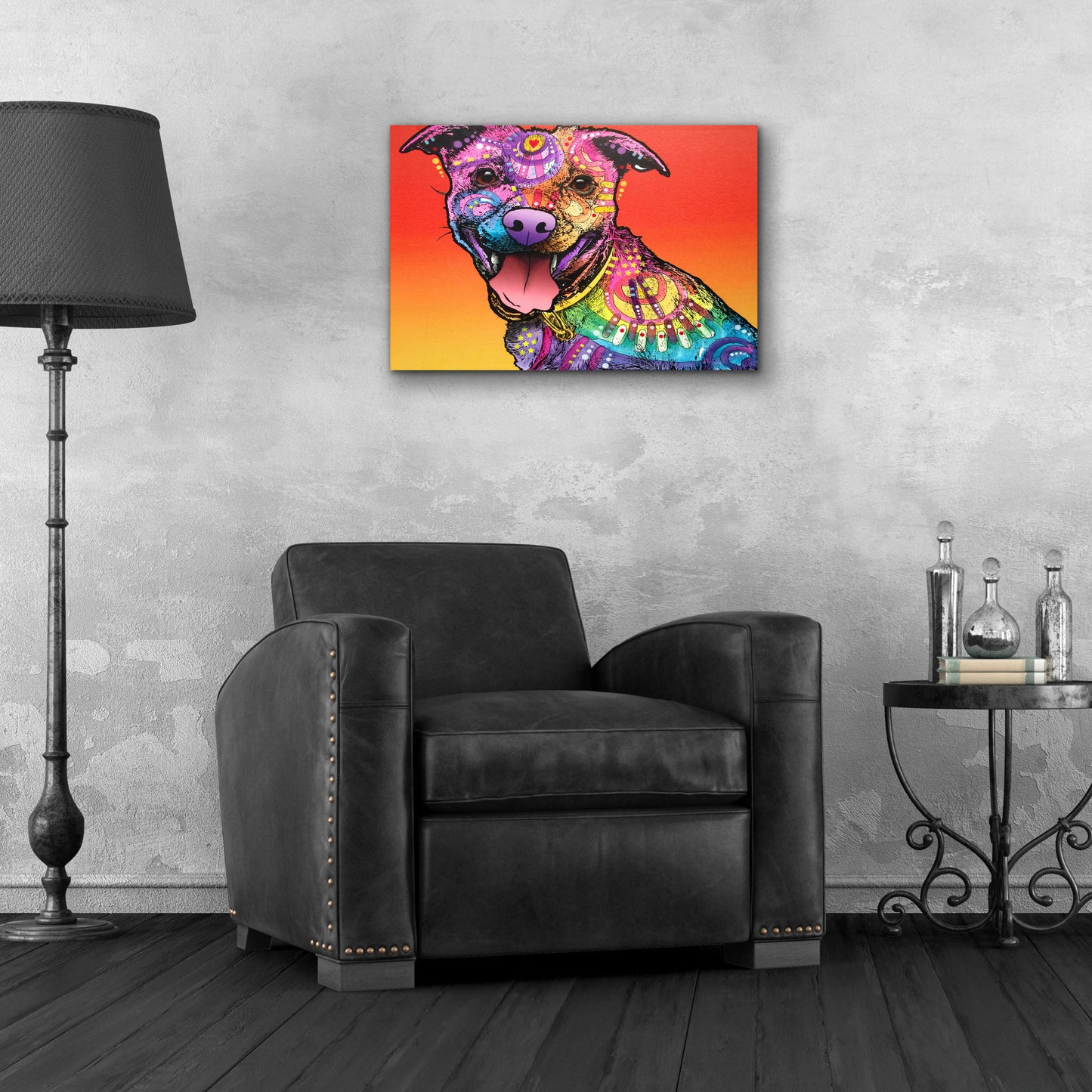 Epic Art 'All Smiles' by Dean Russo, Acrylic Glass Wall Art,24x16