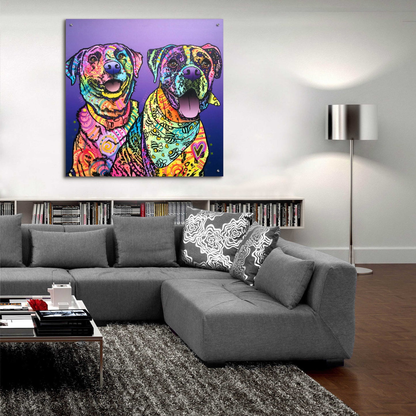 Epic Art 'Peas In A Pod' by Dean Russo, Acrylic Glass Wall Art,36x36