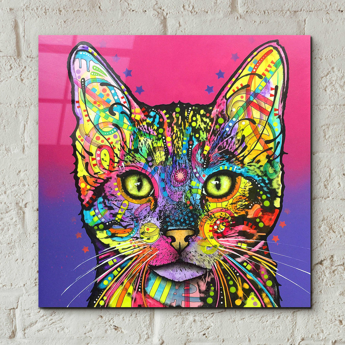 Epic Art 'Shiva' by Dean Russo, Acrylic Glass Wall Art,12x12