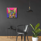 Epic Art 'Shiva' by Dean Russo, Acrylic Glass Wall Art,24x24