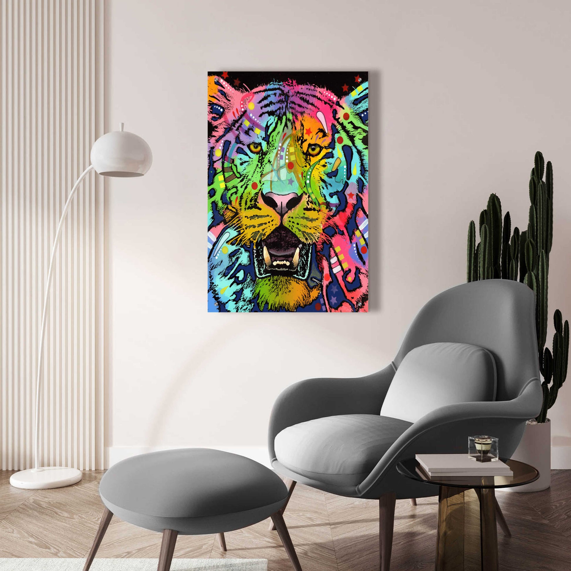 Epic Art 'Wild' by Dean Russo, Acrylic Glass Wall Art,24x36