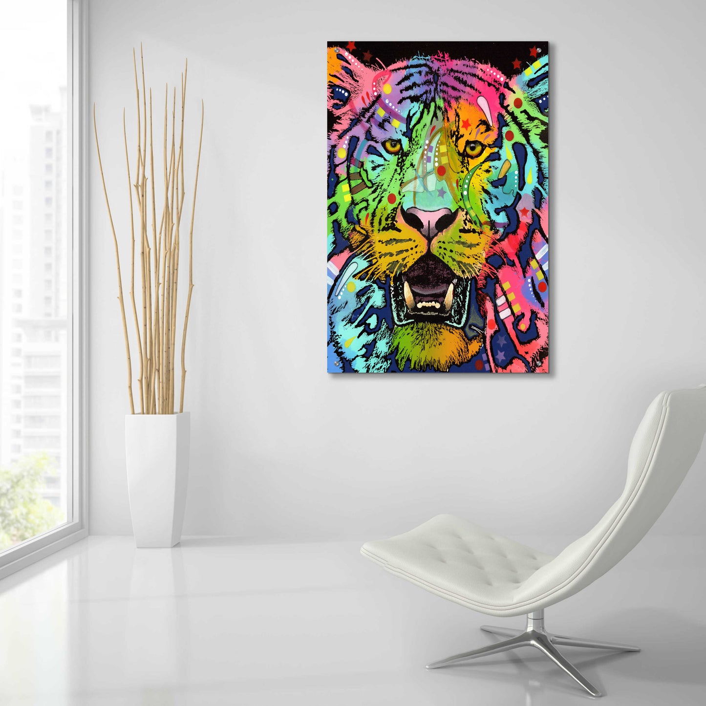 Epic Art 'Wild' by Dean Russo, Acrylic Glass Wall Art,24x36