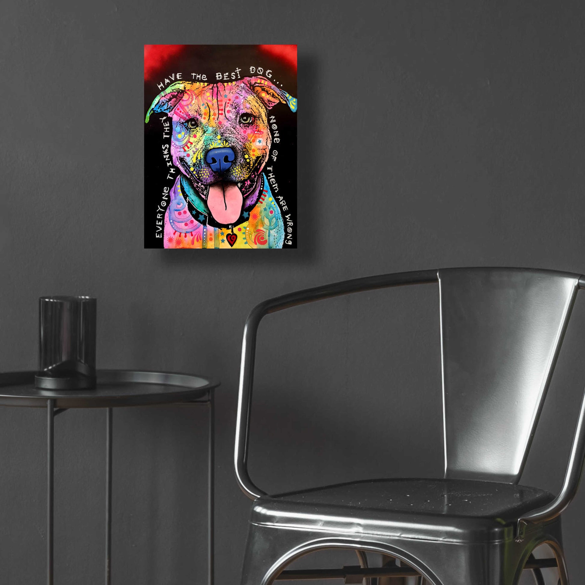 Epic Art 'Best Dog' by Dean Russo, Acrylic Glass Wall Art,12x16